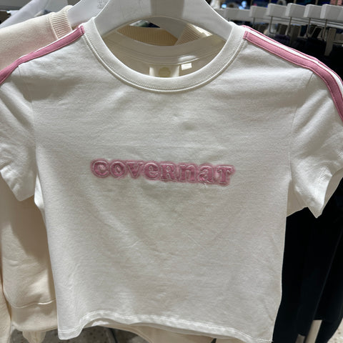 韓國 Covernat Cooper Logo Lining T-shirt【CO143】