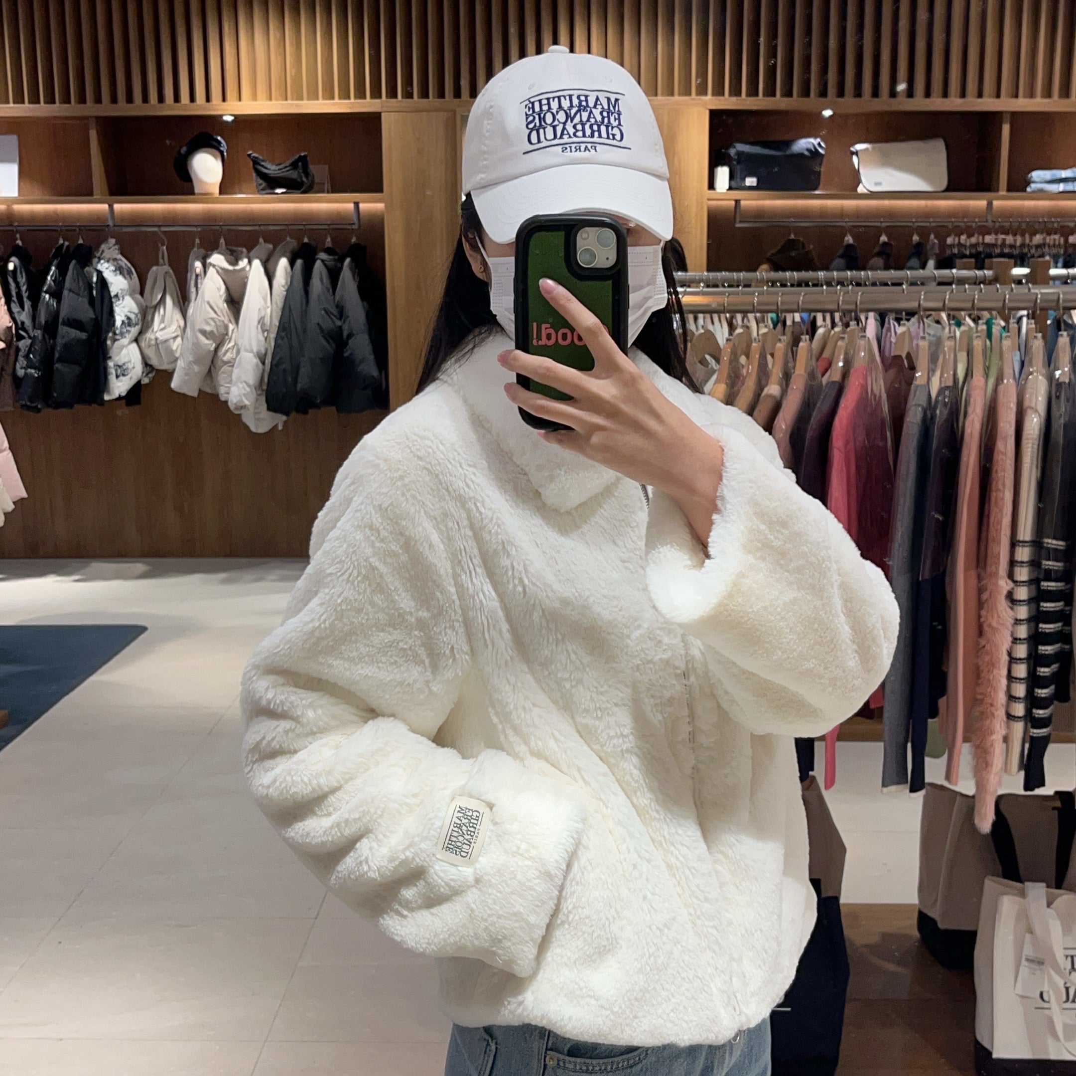 【現貨】韓國 Marithe Francois Girbaud W NU WEEK FUR SHORT JACKET 【MF243】