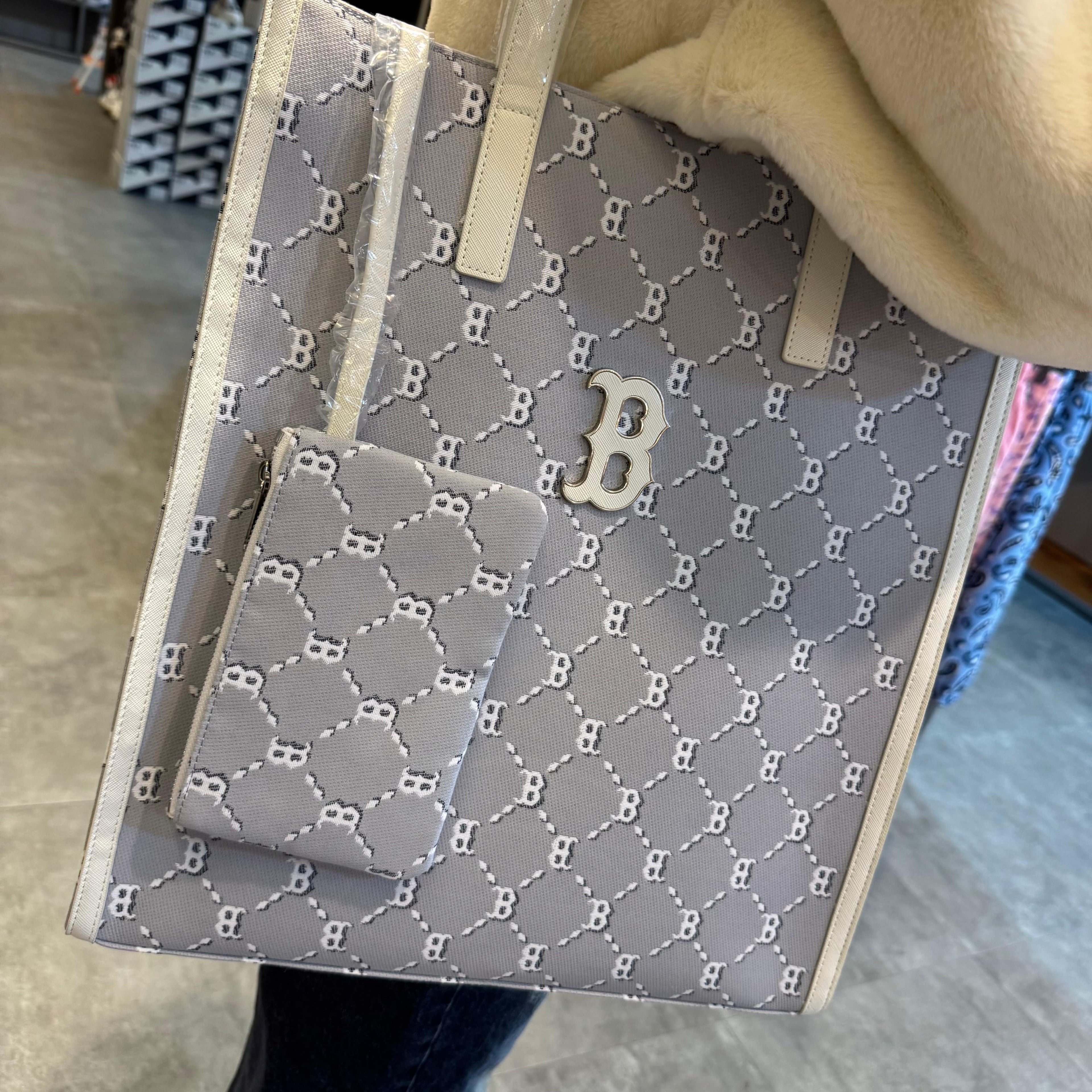 韓國 MLB Monogram Diamond Jackquard Tote Bag 【MB093】 - STT Mall HK 靚太網購