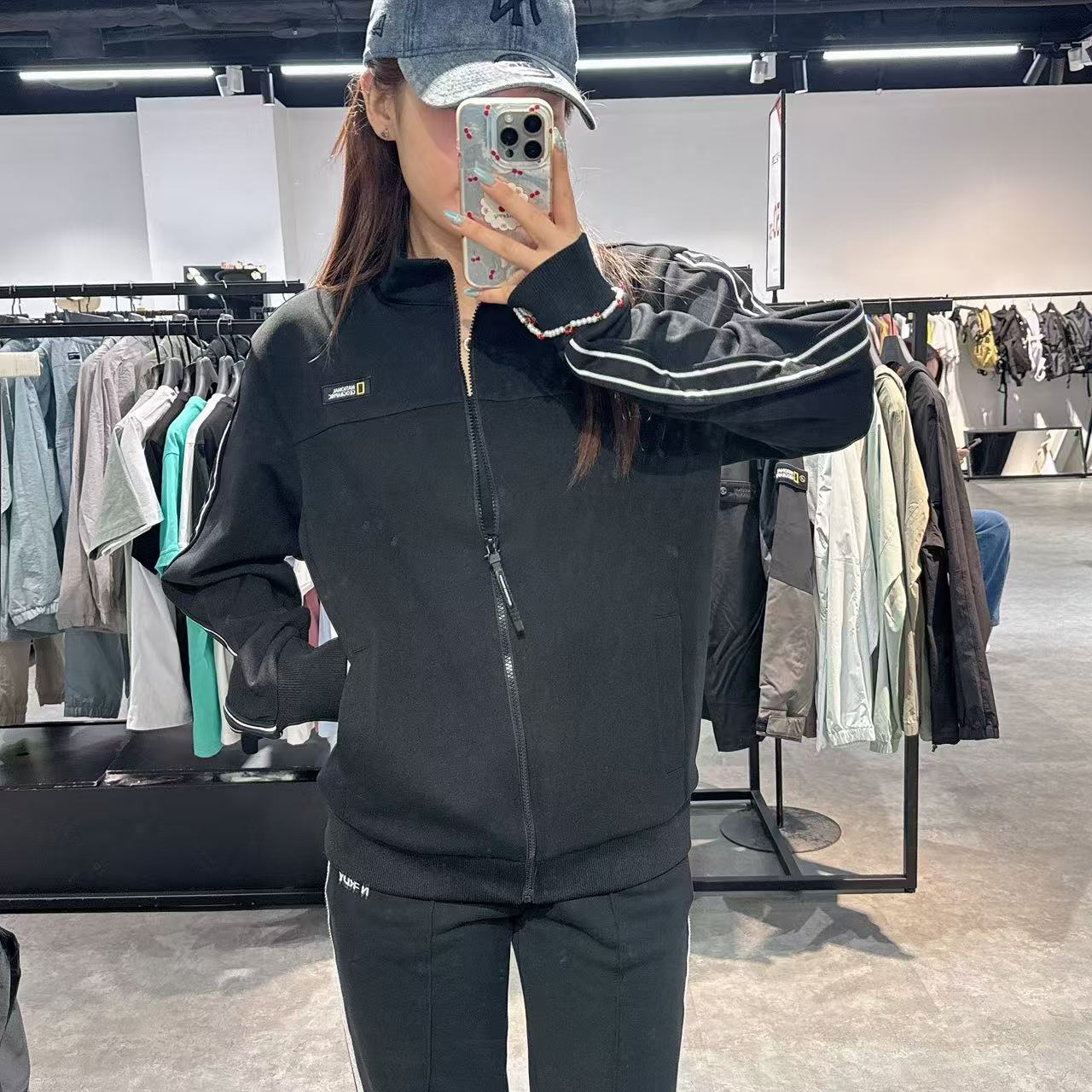 韓國 National Geographic STANCARA TRAINING FULL ZIP-UP【NG668】