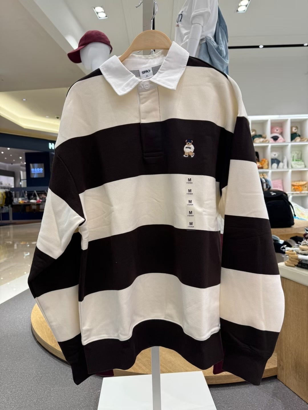 韓國 SPAO Rugby Sweatshirt【SP221】