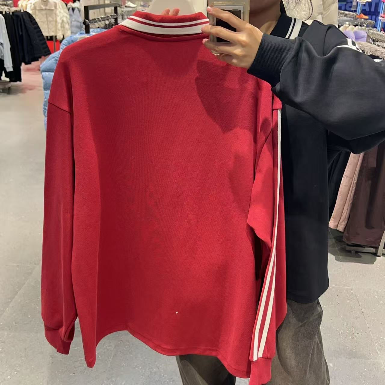 韓國 FILA Unisex Small Logo Collar Long Sleeve【FA034】