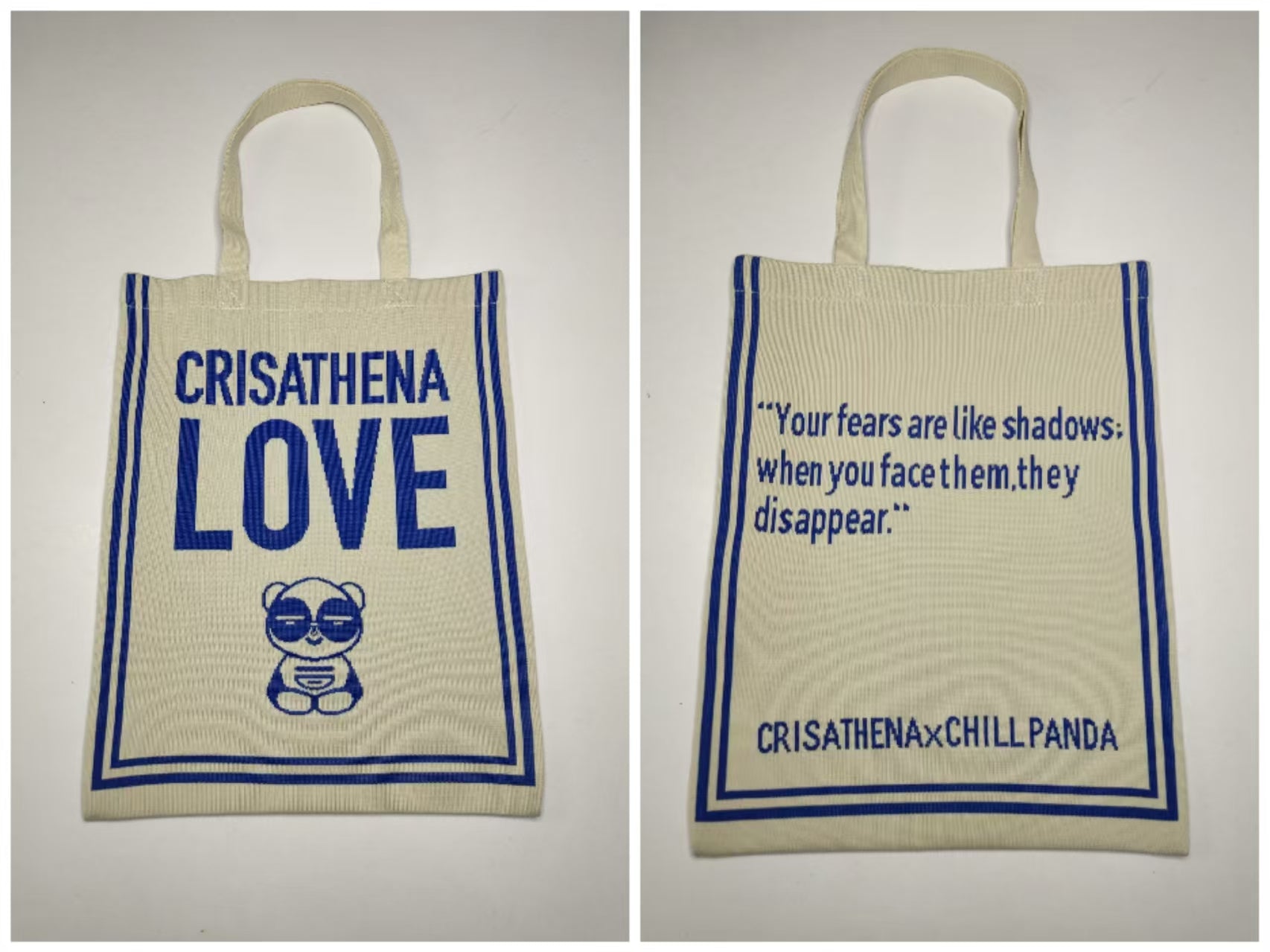 Crisathena Chill Panda Love Tote Bag【SM174】