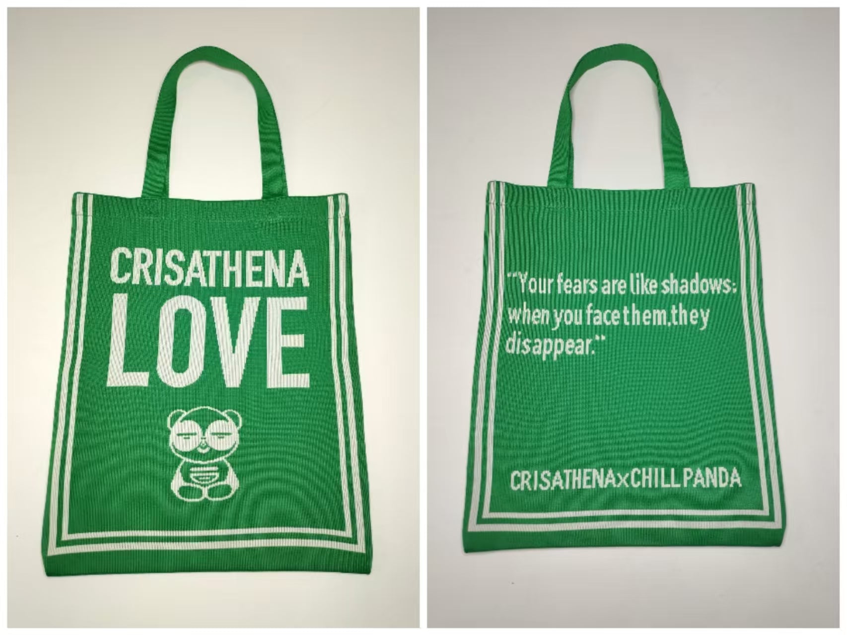 Crisathena Chill Panda Love Tote Bag【SS074】