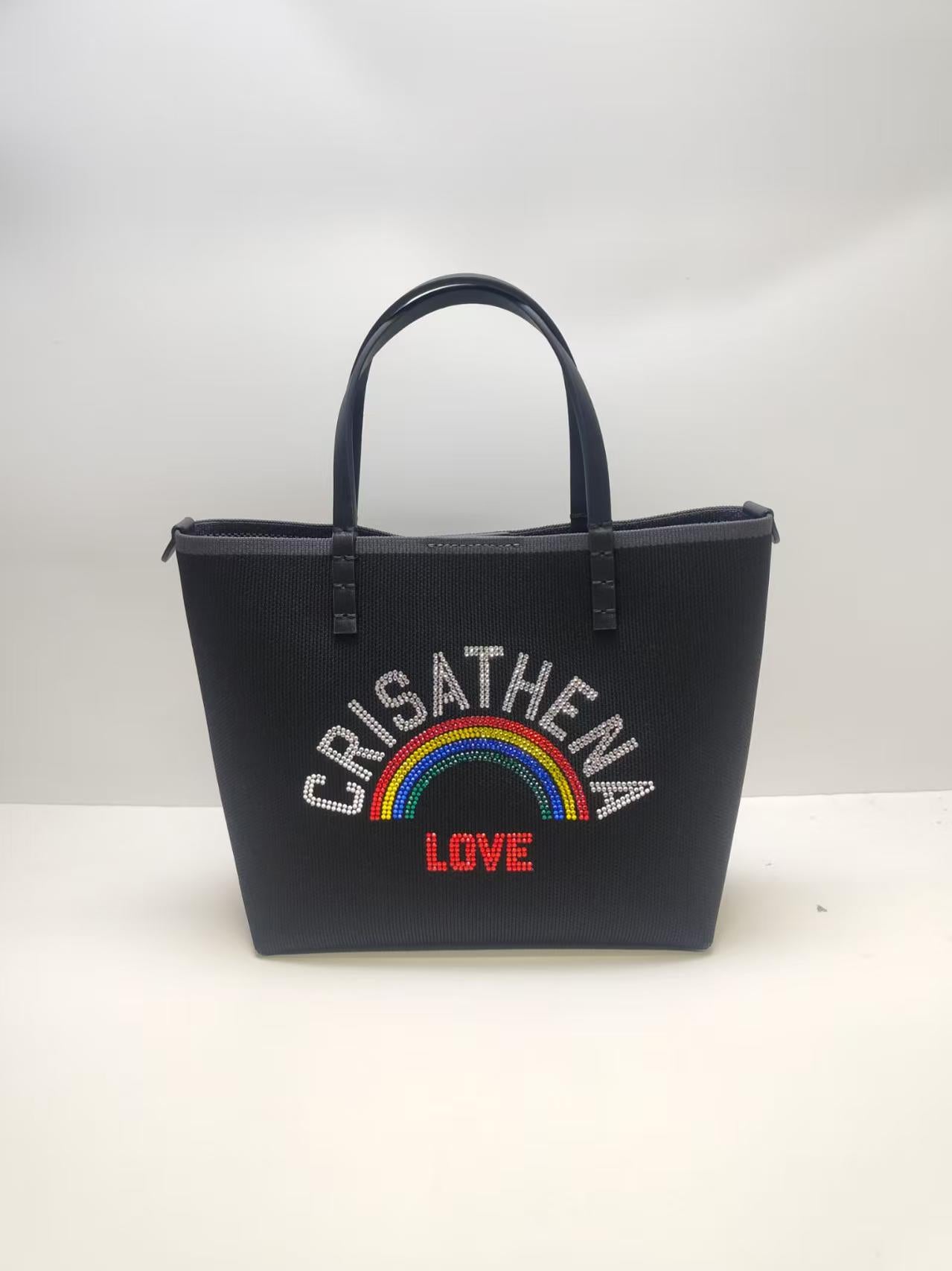 Crisathena Glam RainBow Love Small Tote Bag【SS071】