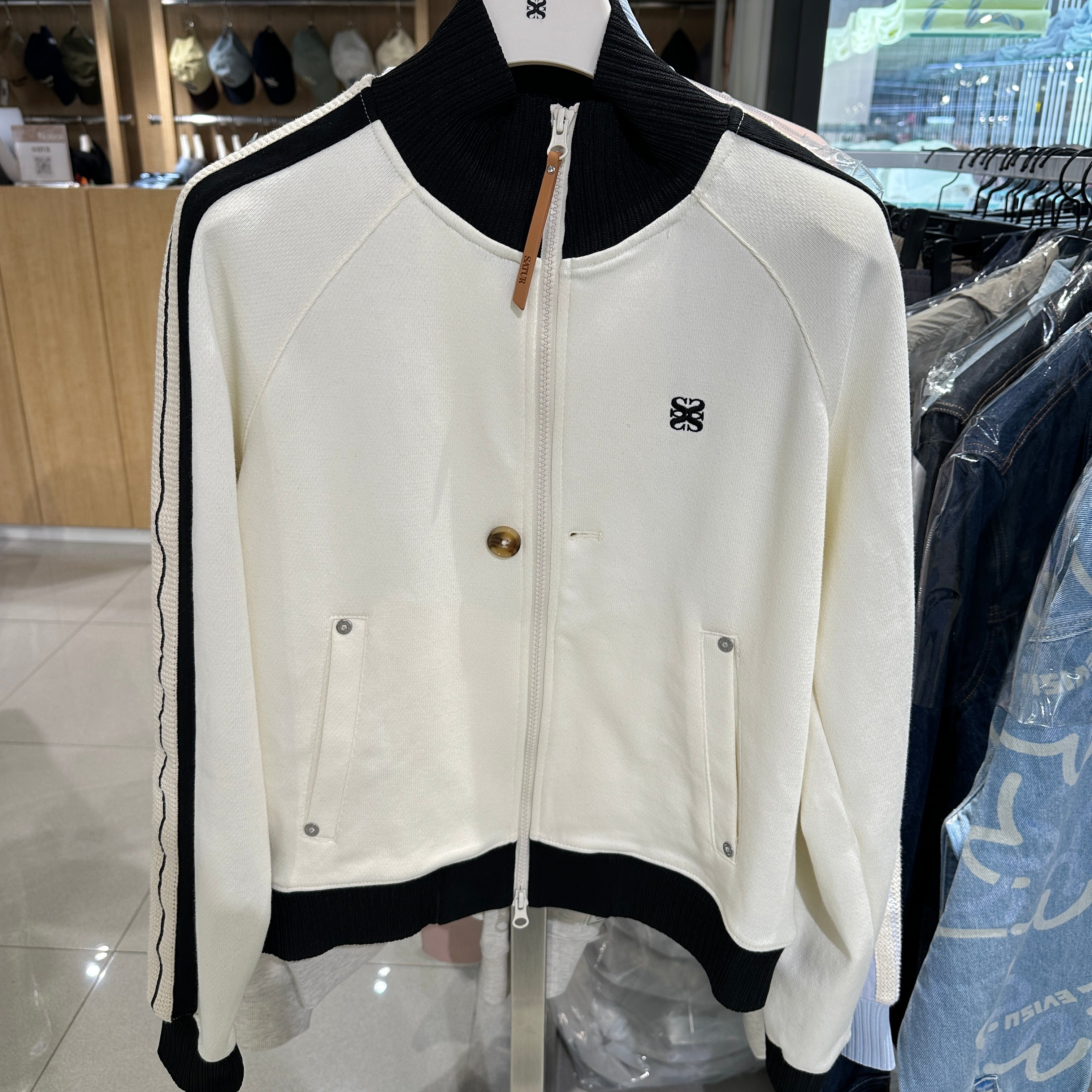 韓國 Satur (W) Lawton Velour Track Zip-up Jacket【SR025】