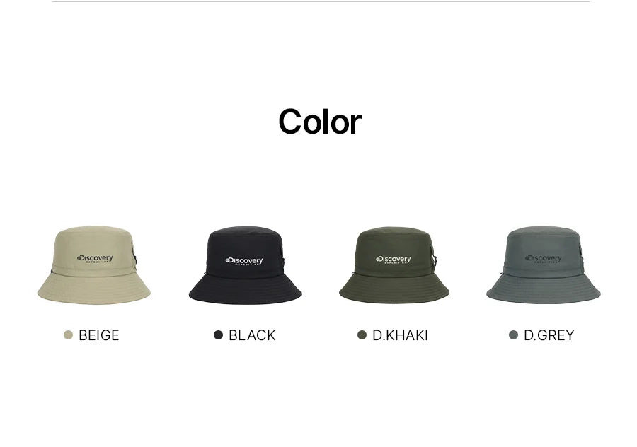 韓國 Discovery Freshvent Outdoor Pocket Bucket Hat【DY391】