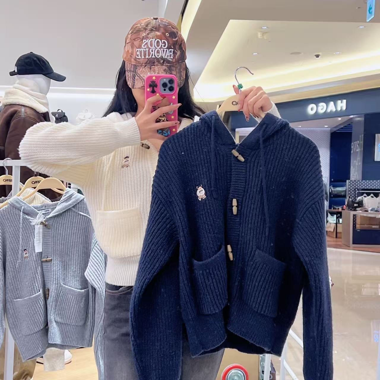 韓國 SPAO Woody Hooded Sweater【SP307】