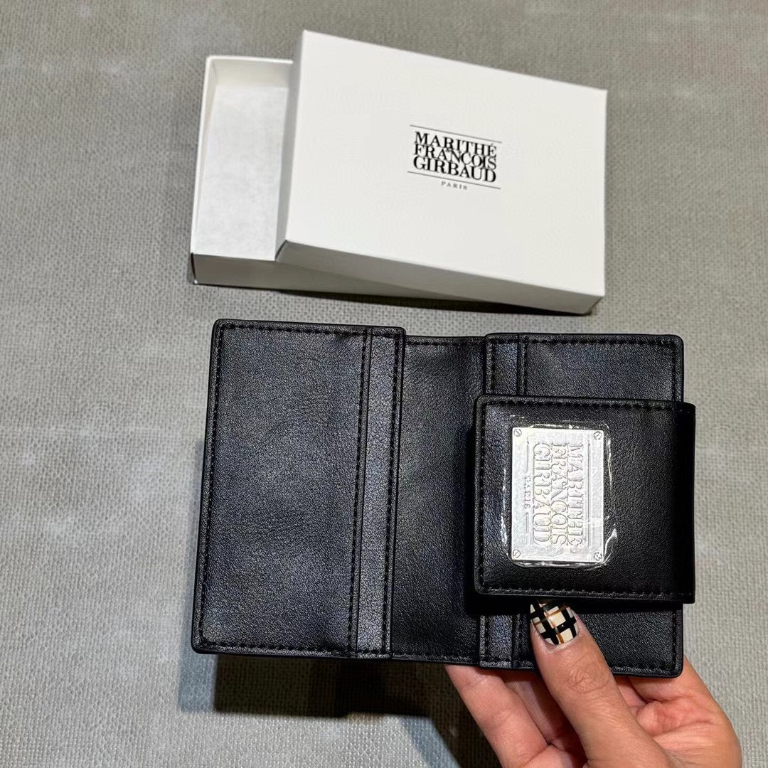 韓國 Marithe Francois Girbaud CLASSIC LOGO STRAP WALLET【MF341】
