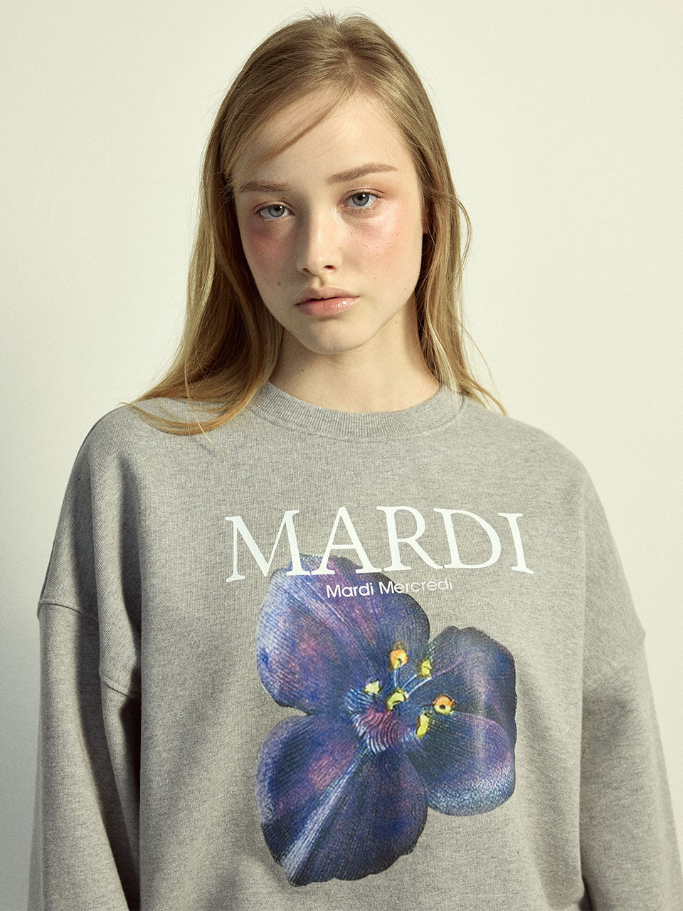 韓國 Mardi Mercredi Sweatshirt Lilies 04【MM213】