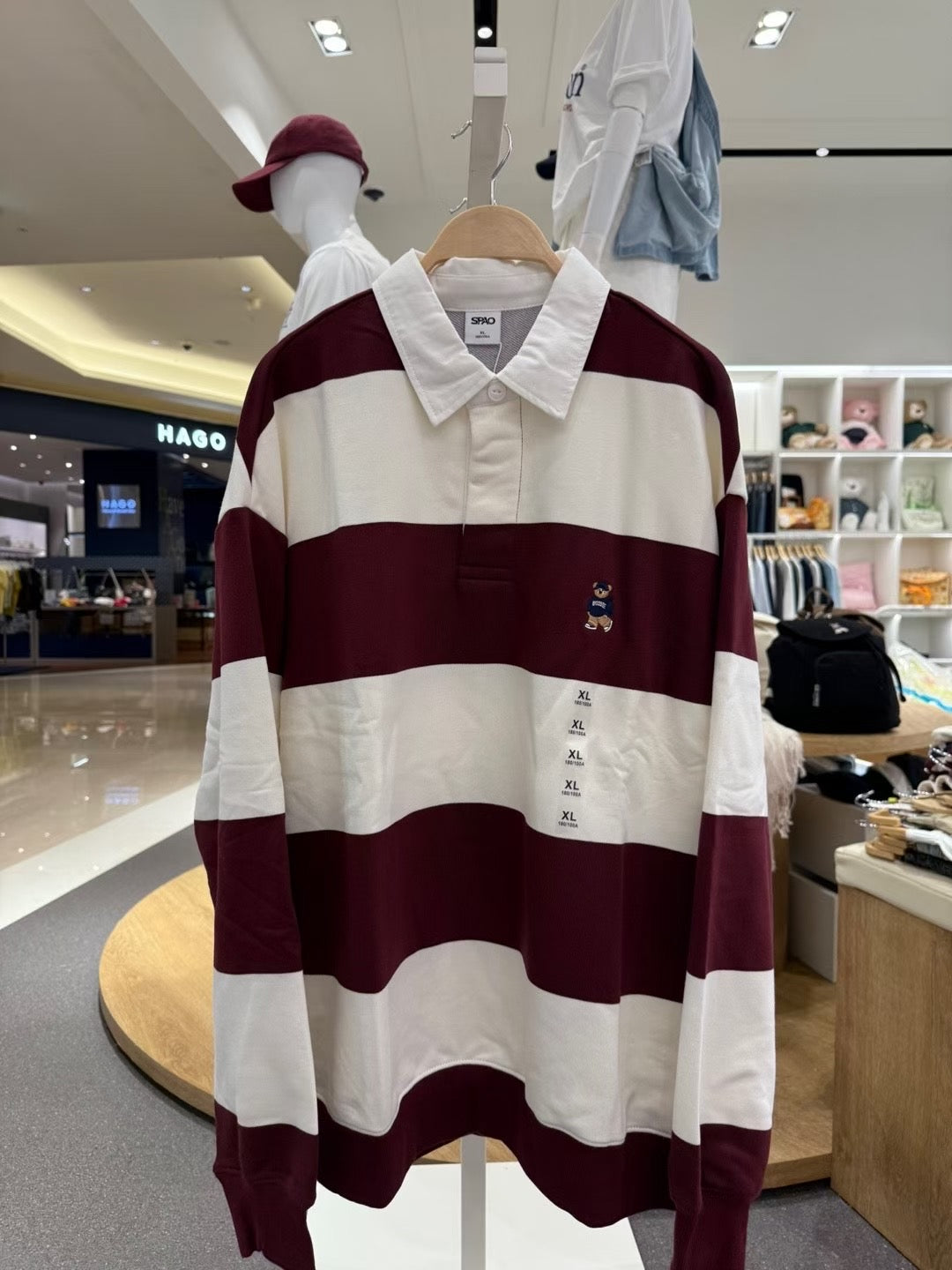 韓國 SPAO Rugby Sweatshirt【SP221】