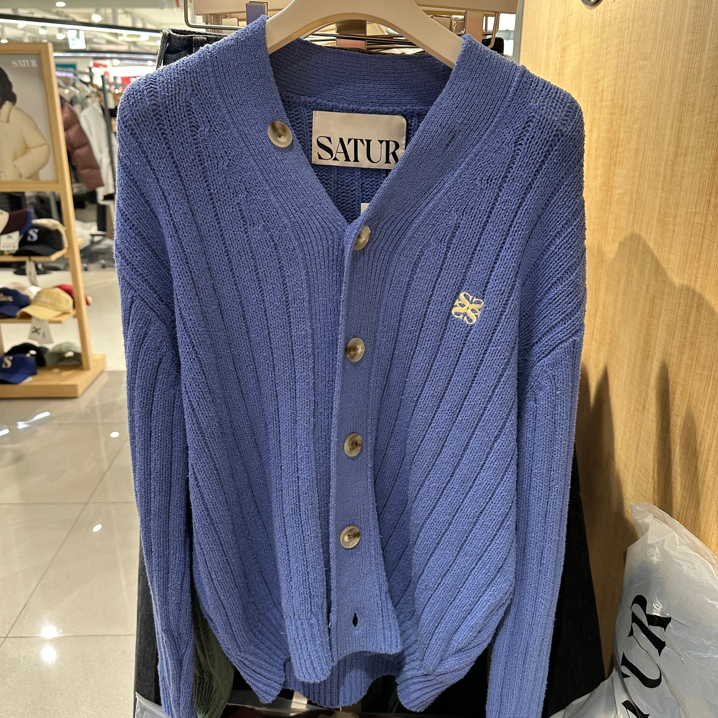 韓國 Satur Faro Over Size Boucle Cardigan【SR050】