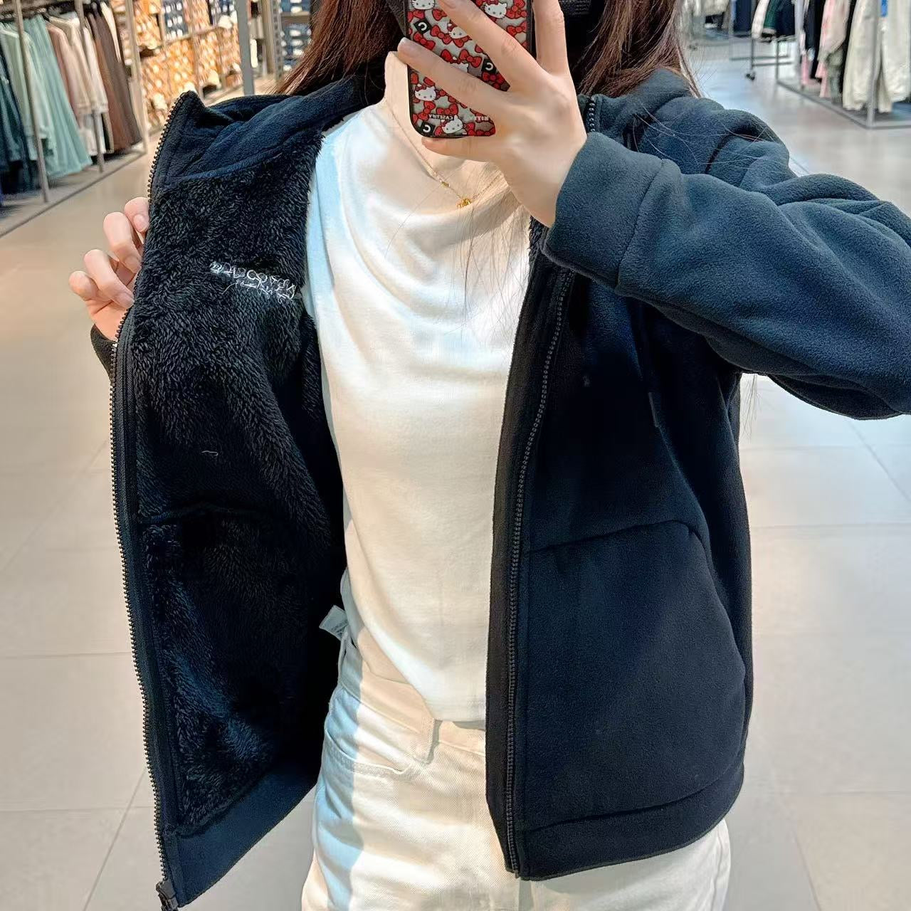 韓國 Discovery Airfleece Hooded Fleece Jacket【DY147】