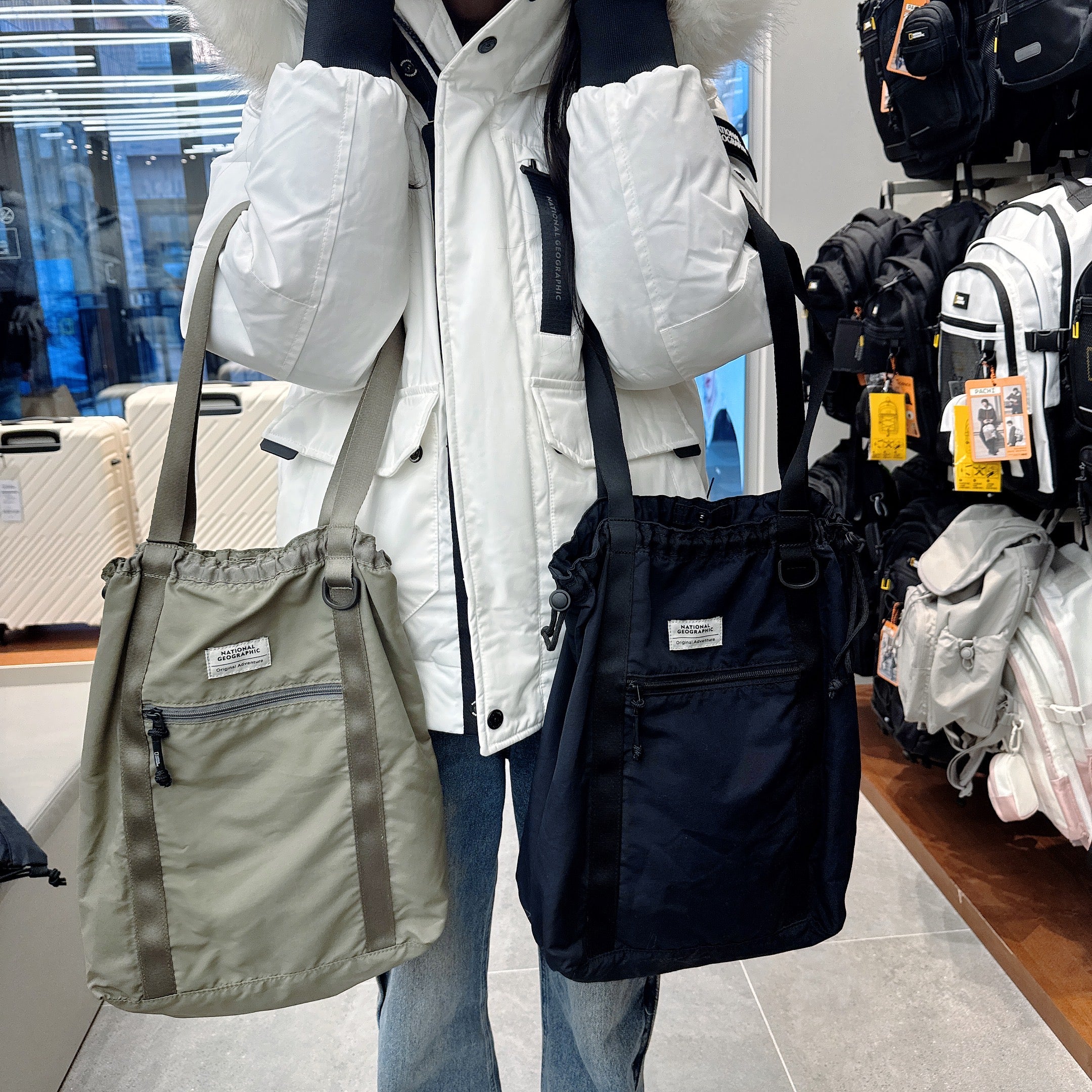 韓國 National Geographic Travel Tote Bag【NG174】