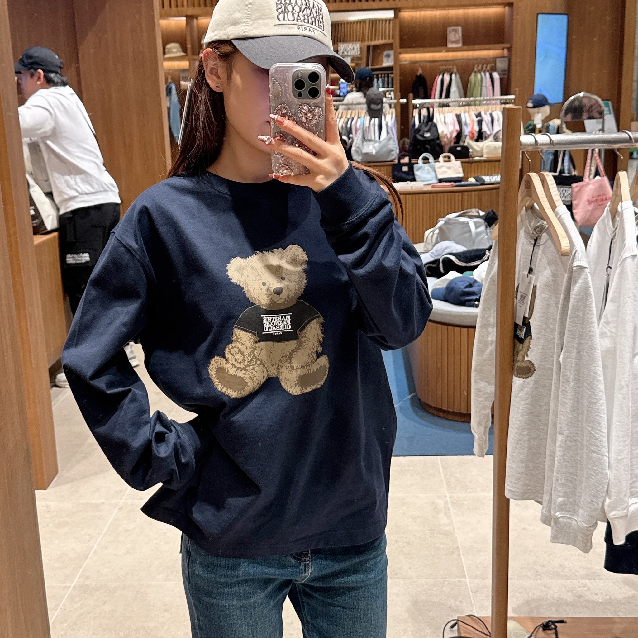韓國 Marithe Francois Girbaud DOODLE BEAR LONG SLEEVE【MF409】