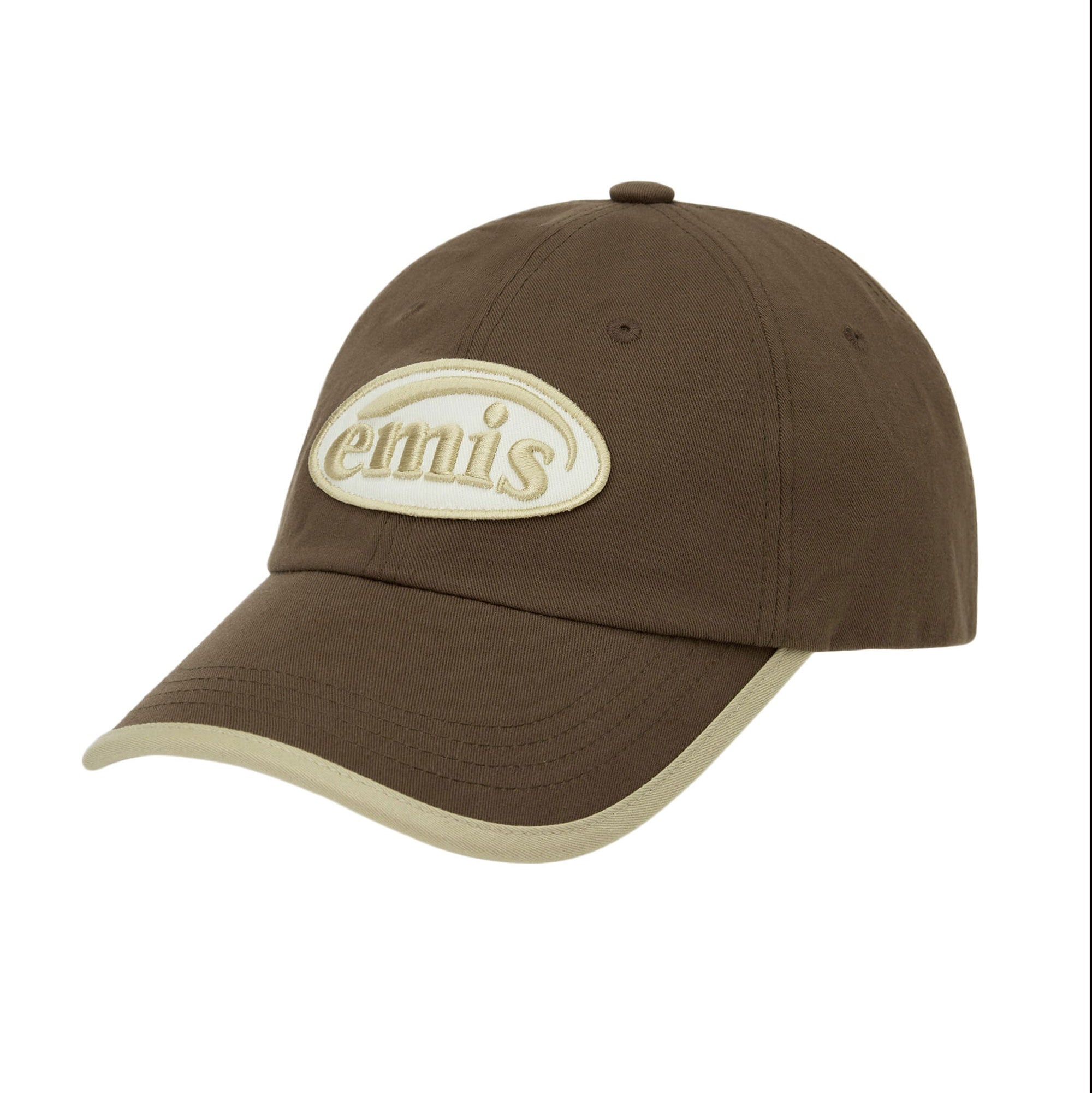 韓國 EMIS Beige Trimming Ball Cap【ES004】