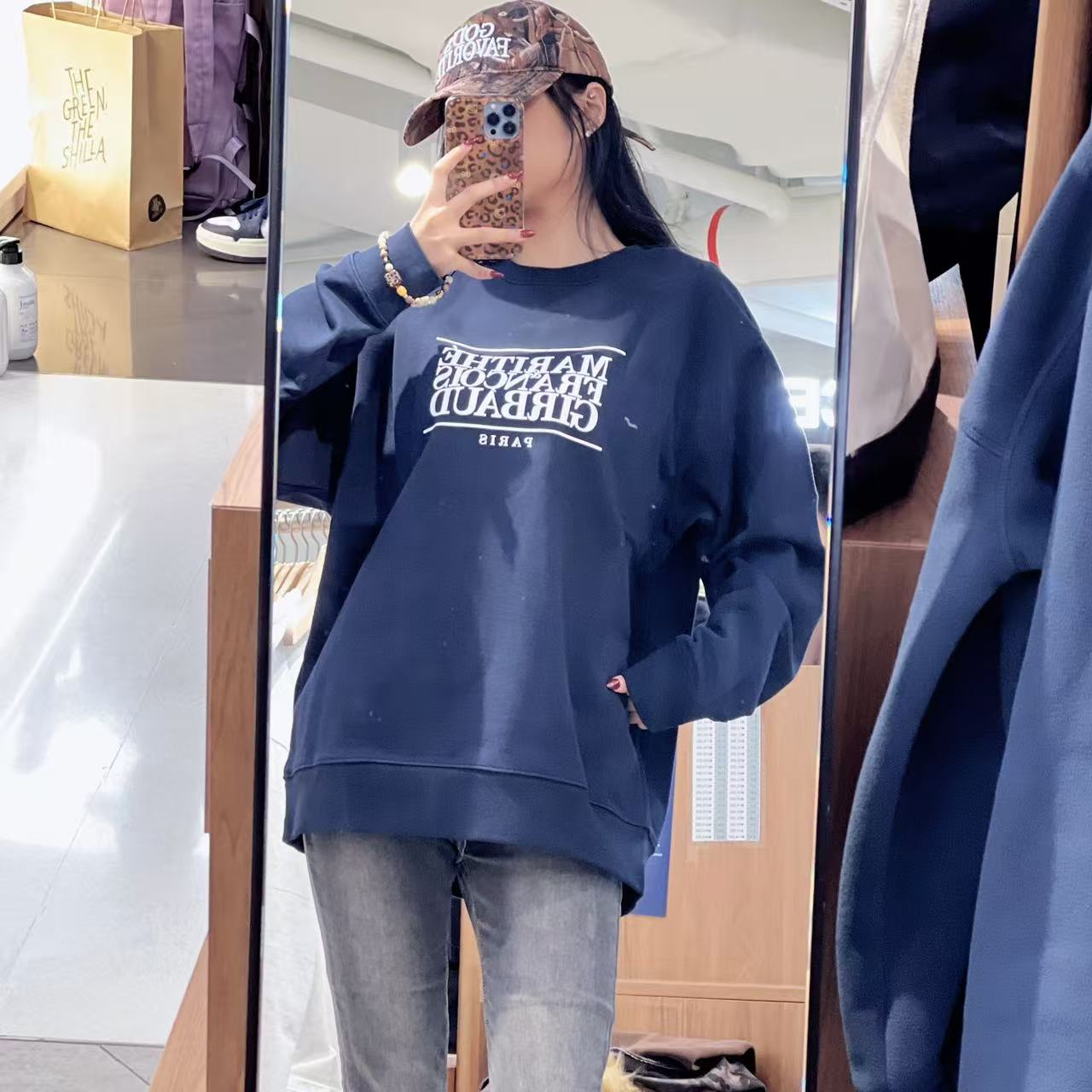 韓國 Marithe Francois Girbaud Classic Logo Sweatshirt【MF658】