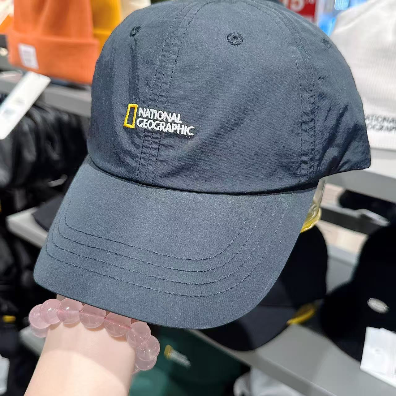 韓國 National Geographic Logo Lightweight Cap【NG027】
