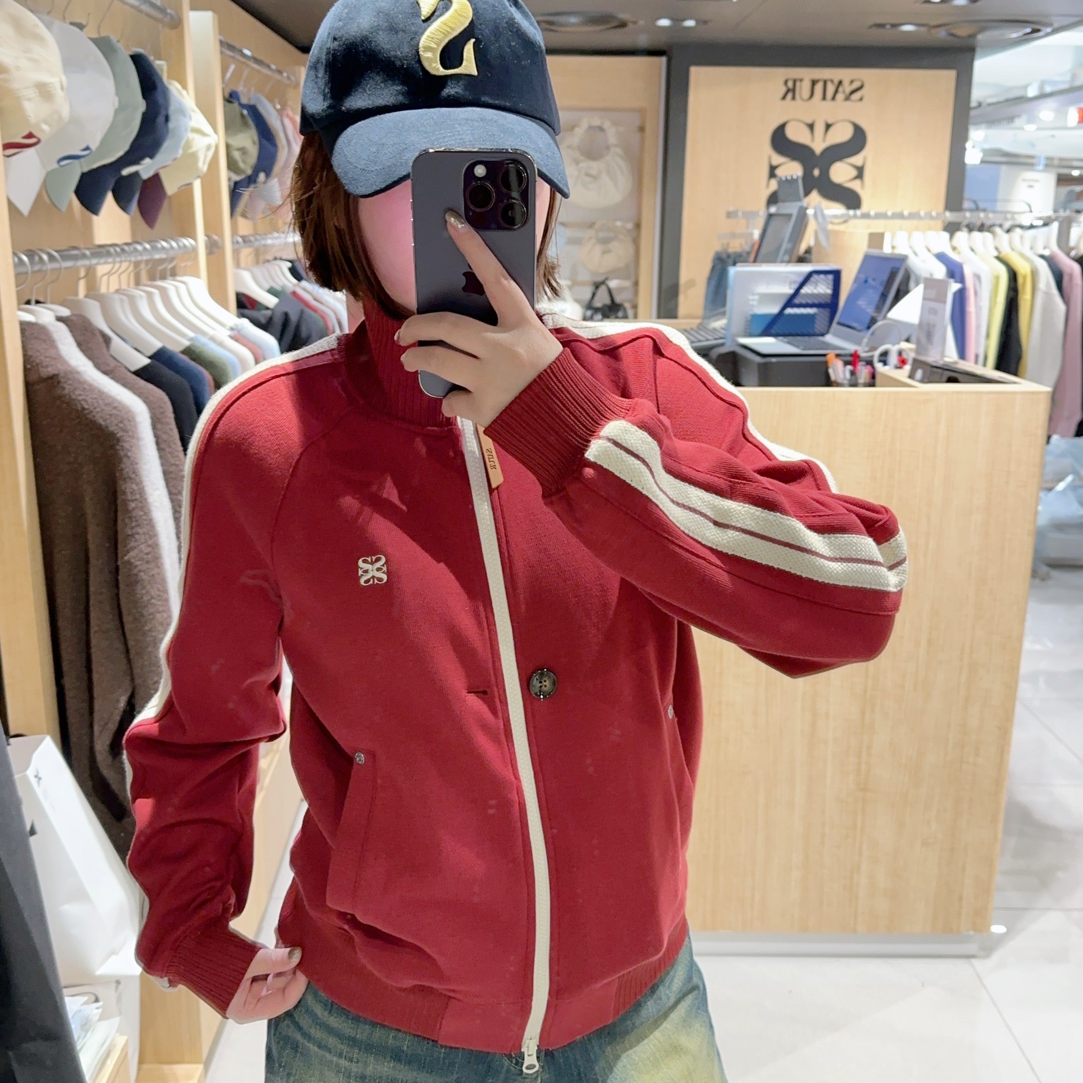 韓國 Satur (W) Lawton All Day Track Zip-up Jacket 【SR053】