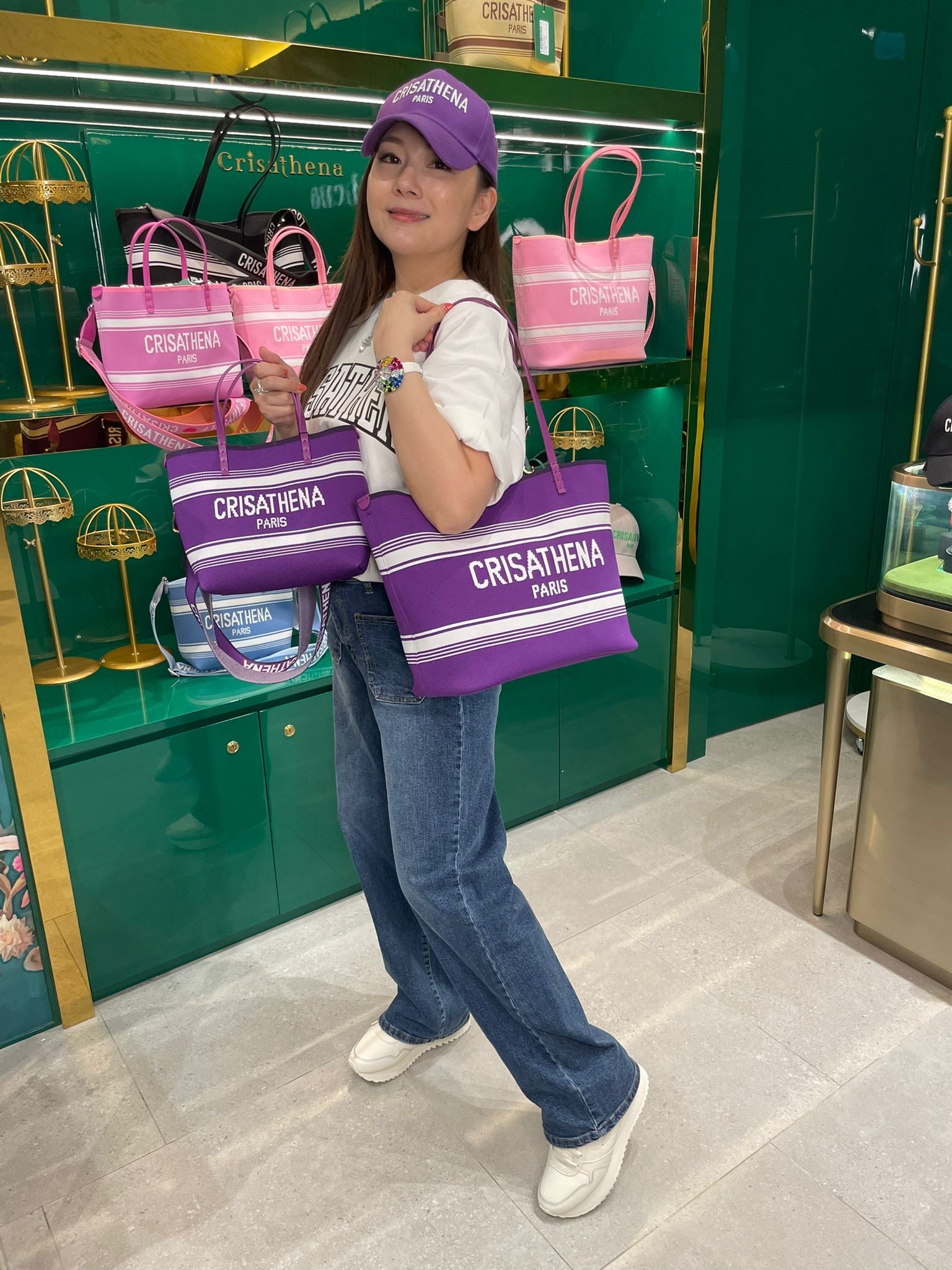 Crisathena Légèreté Small Tote Bag【SM165】