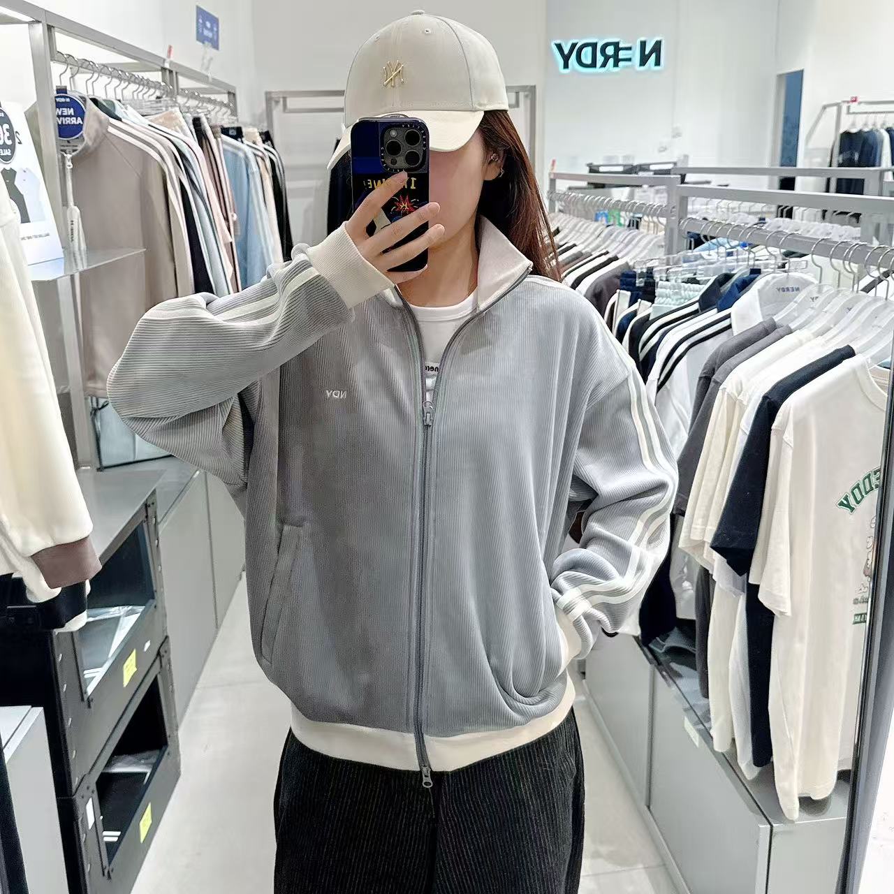 韓國 Nerdy Corduroy Classic NY Track Top【NY078】