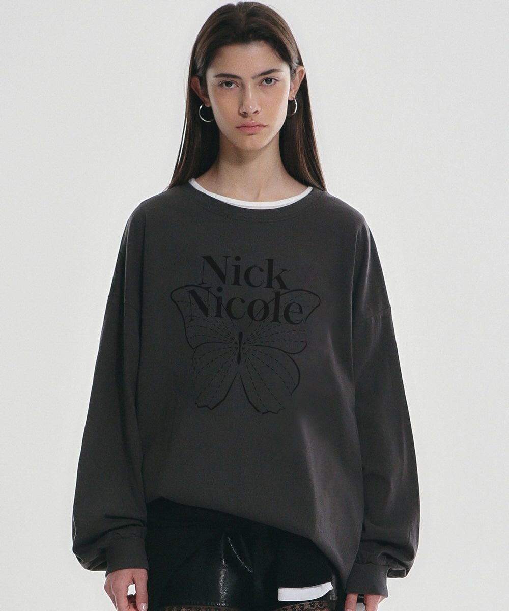 韓國 Nick Nicole Butterfly Signature LS Top【NK004】