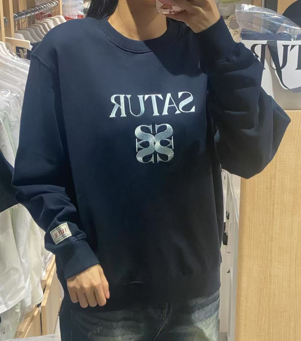 韓國 Satur (W) Classic Logo Sweatshirt【SR002】