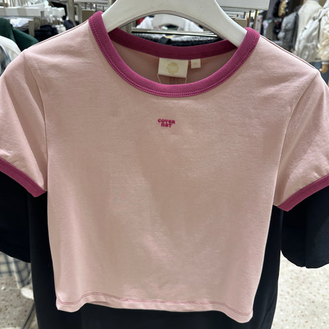 韓國 Covernat Small Crop Logo T-Shirt 【CO144】