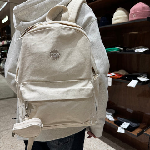 韓國 Covernat Cloverheart Canvas Backpack【CO062】 - STT Mall HK 靚太網購