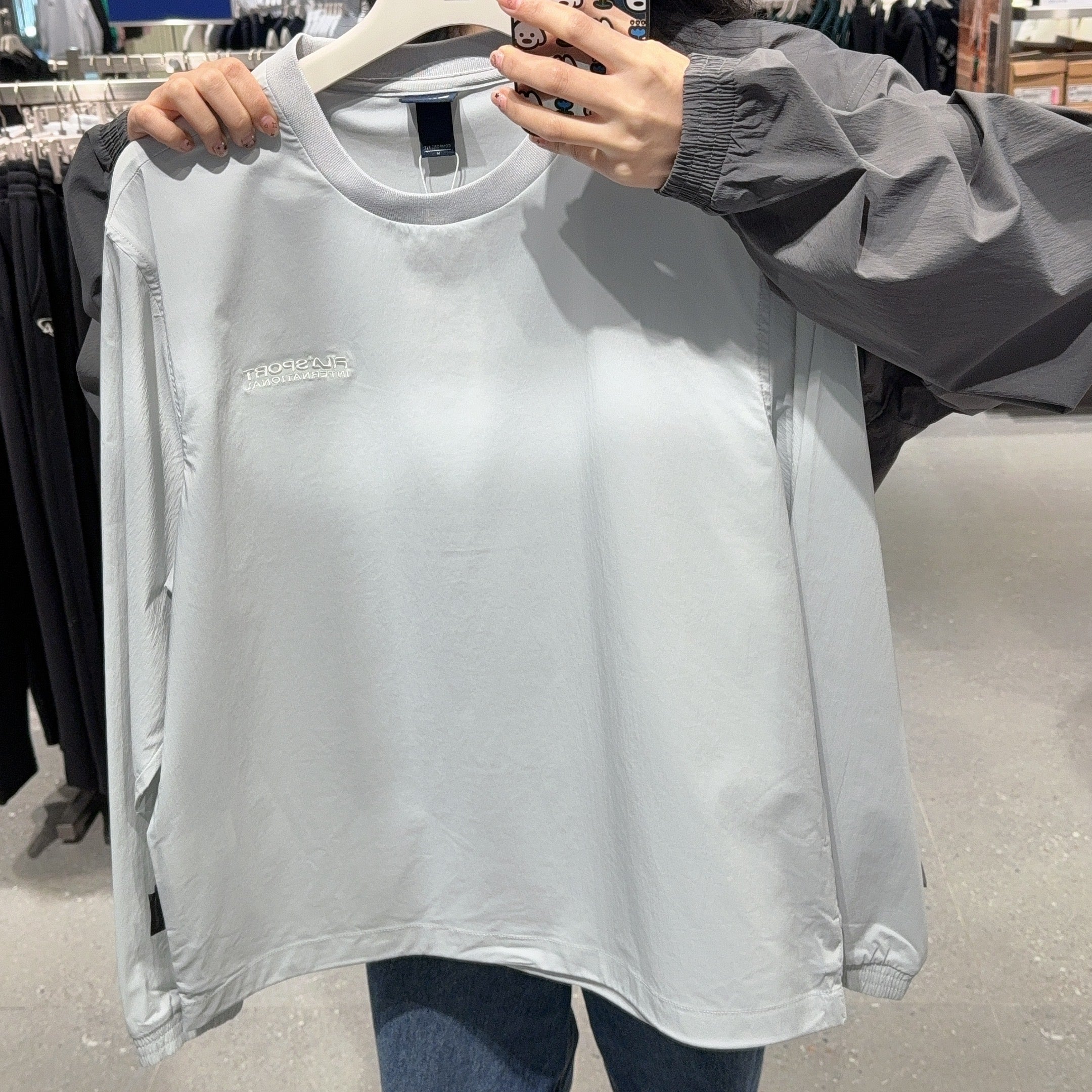韓國 FILA Woven Stretch Sweatshirt【FA229】