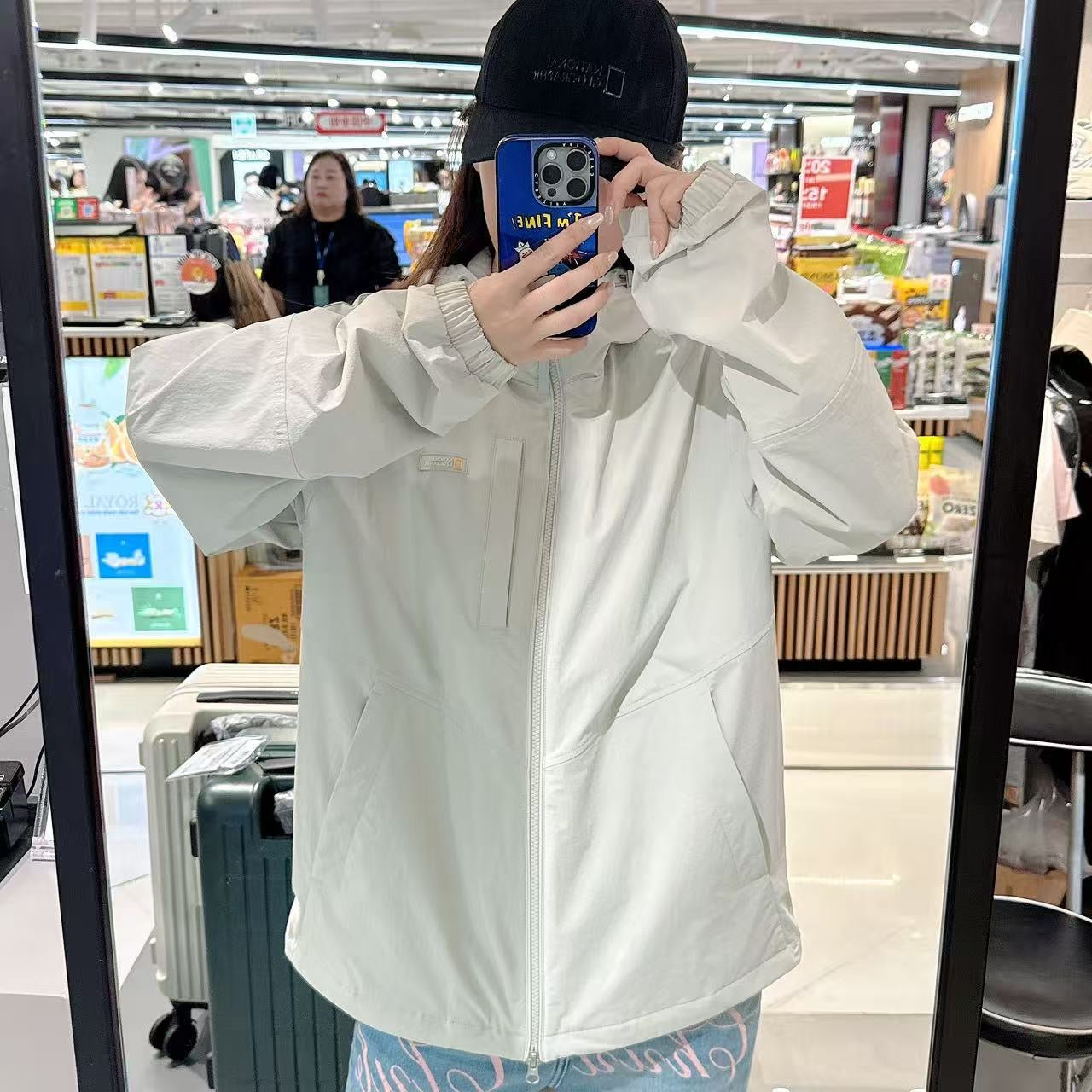 韓國 National Geographic Archelon Woven Stretch Hooded Zip-Up【NG018】