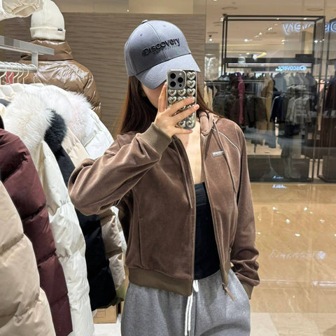 韓國 Discovery Woman's Velour Traning Jacket【DY013】 - STT Mall HK 靚太網購