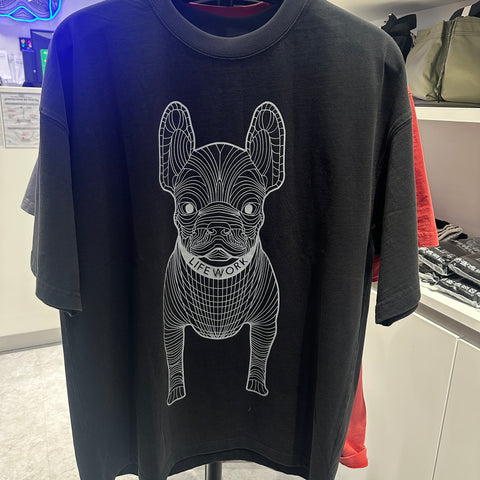 韓國 LifeWork Silk Radok Printing Short Sleeve T-Shirt【LW080】