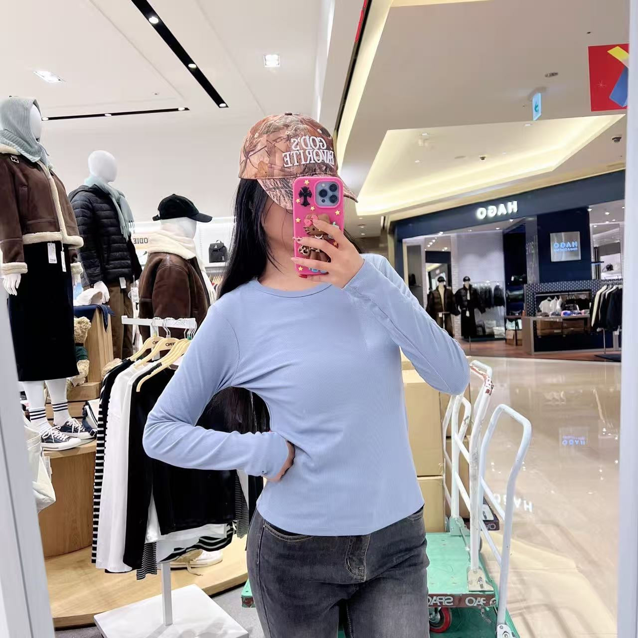 韓國 SPAO Long Sleeve Tee【SP315】