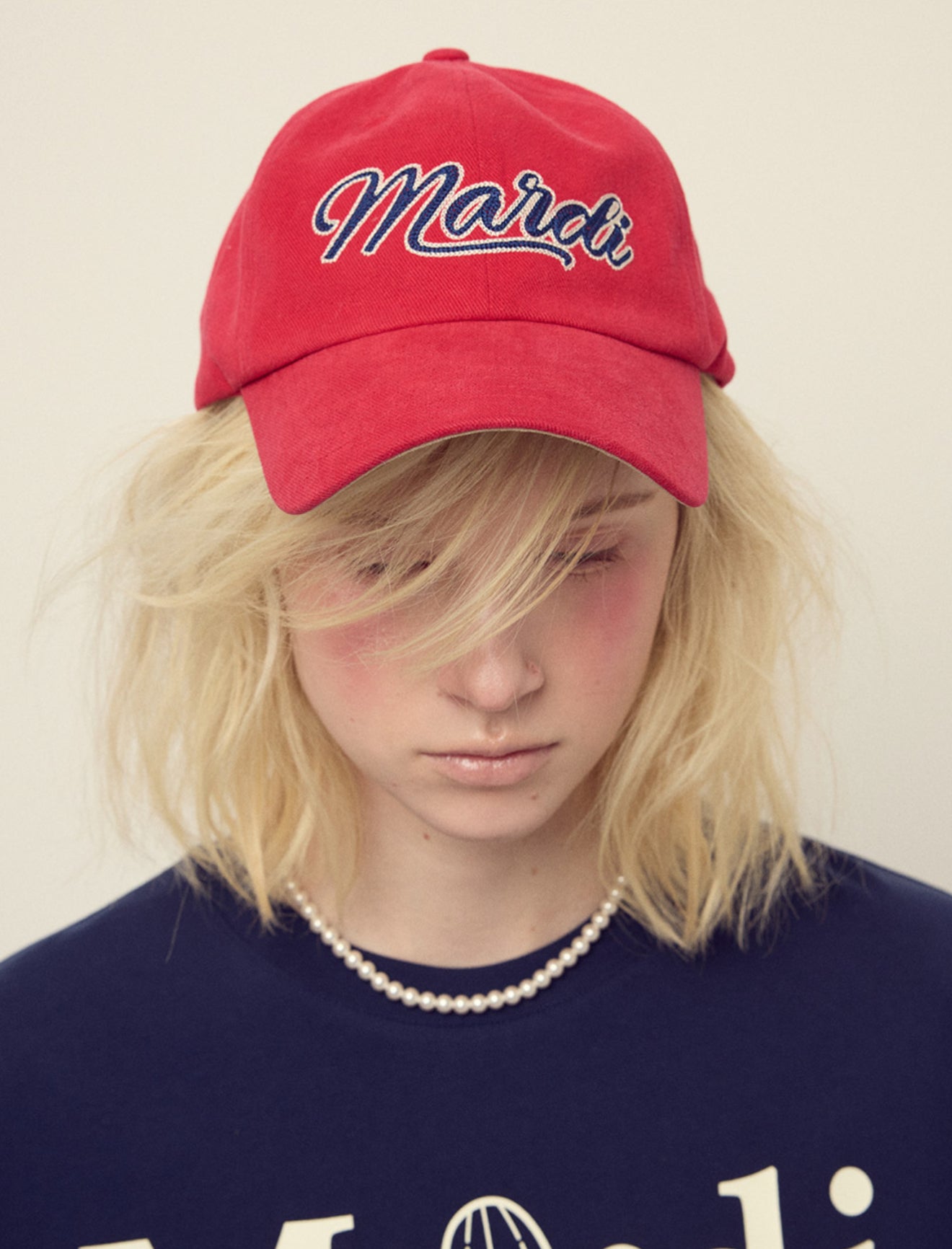 韓國 Mardi Mercredi CAP MARDI CHAIN VINTAGE LOGO【MM144】