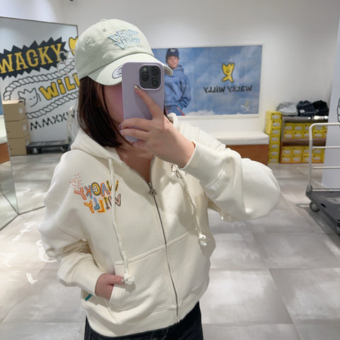 韓國 Wacky Willy Graffiti Back Zip-Up【WW126】