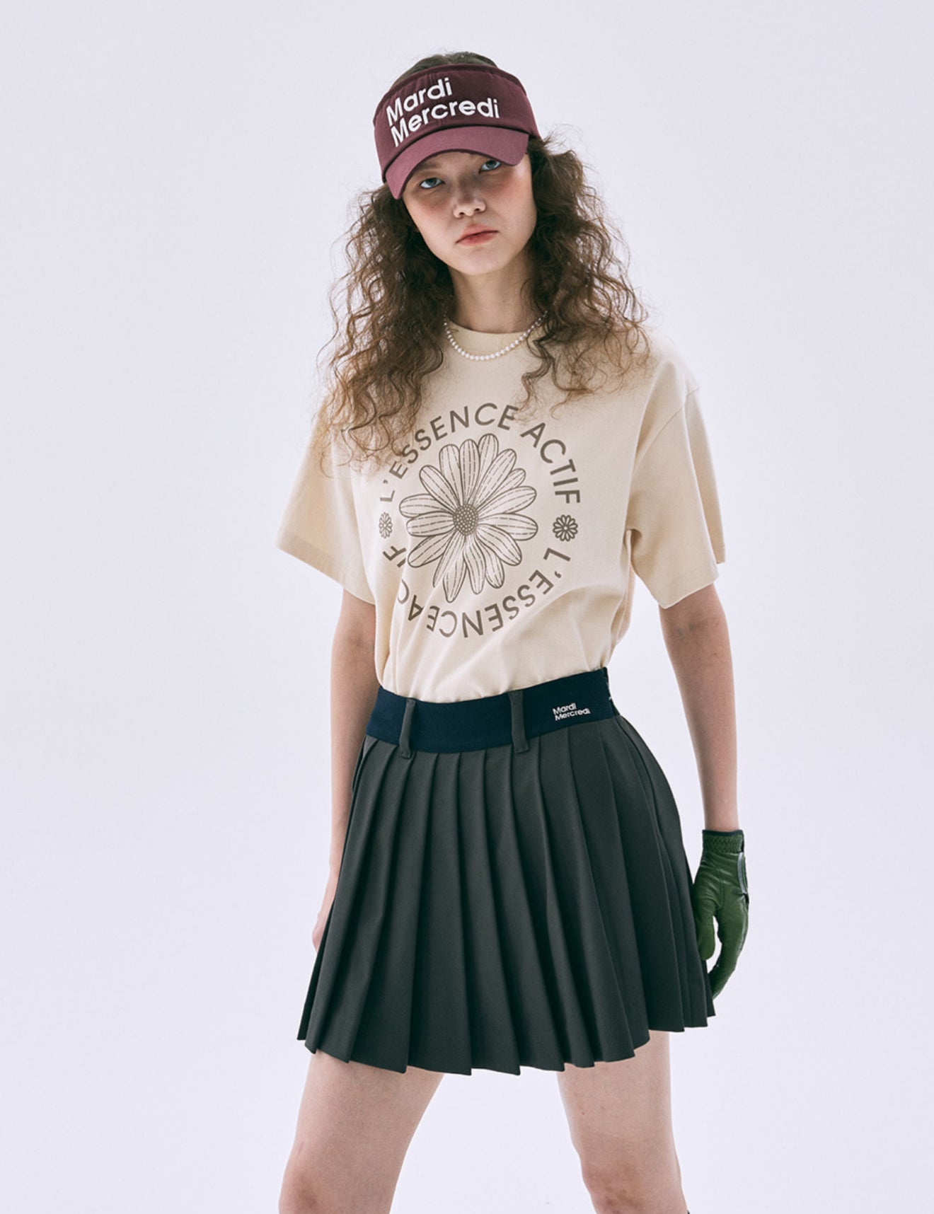 韓國 Mardi Mercredi T-SHIRT ACTIF EMBLEM【MM114】