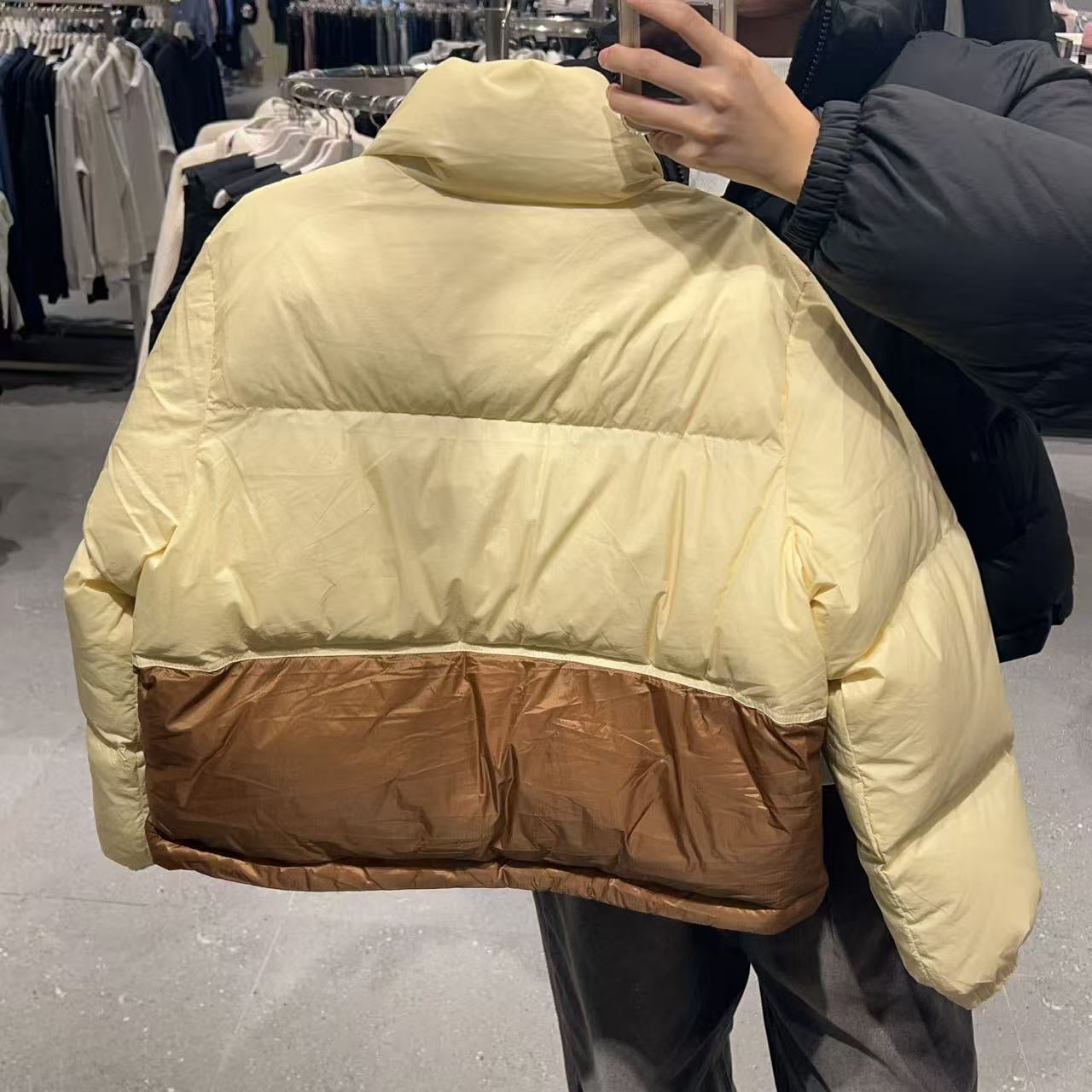 韓國 FILA Ripstop Block Down Padded Jacket (鵝絨)【FA026】