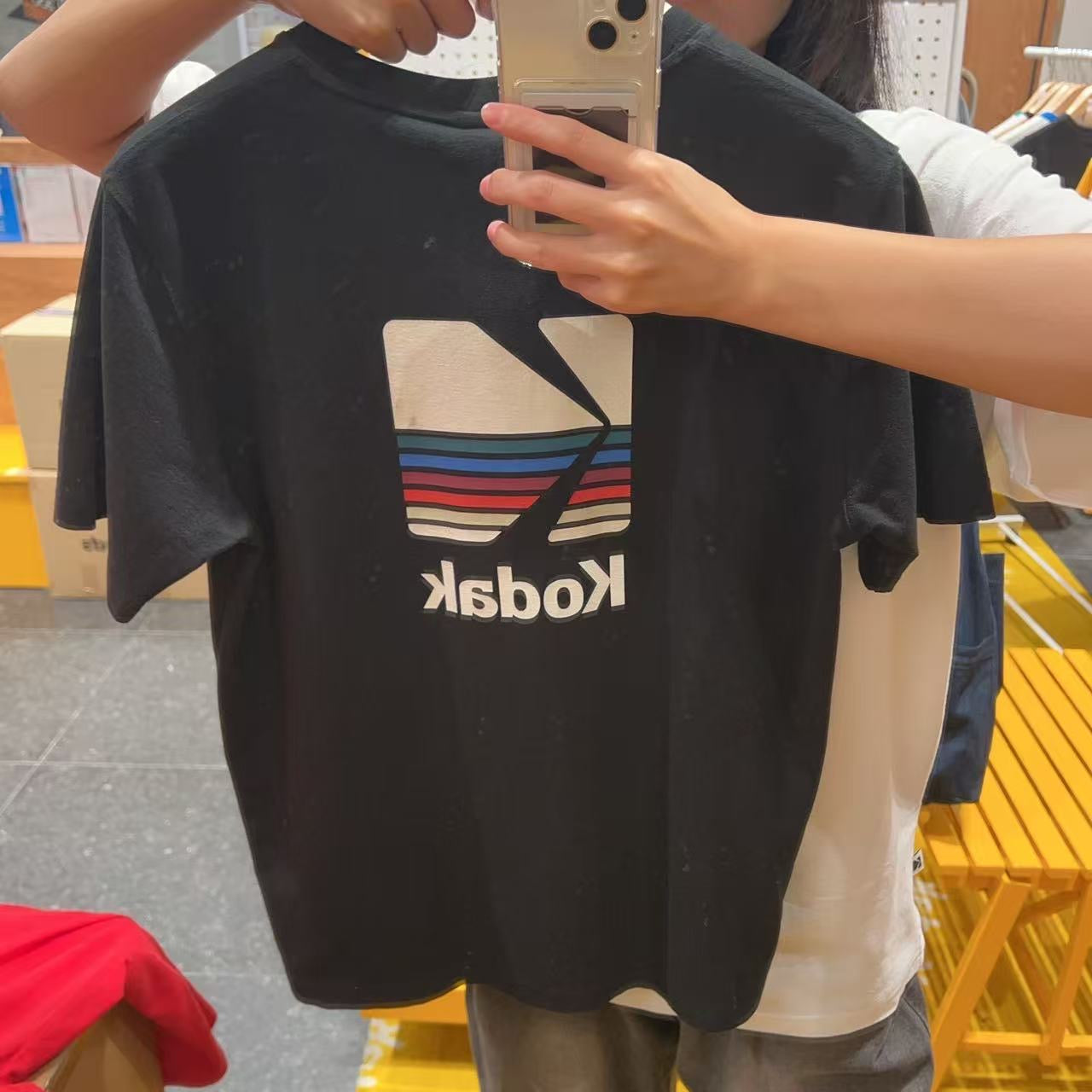 韓國 Kodak Rainbow Sorona Short Sleeve T-Shirt【KK006】