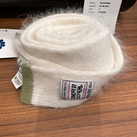 韓國 Wacky Willy Women's Angora Knit Muffler【WW092】 - Image