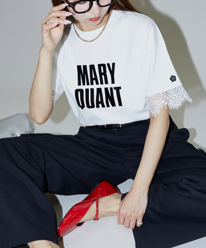 日本直送 Mary Quant 限量版 Lace 袖口 Tee【SJ018】