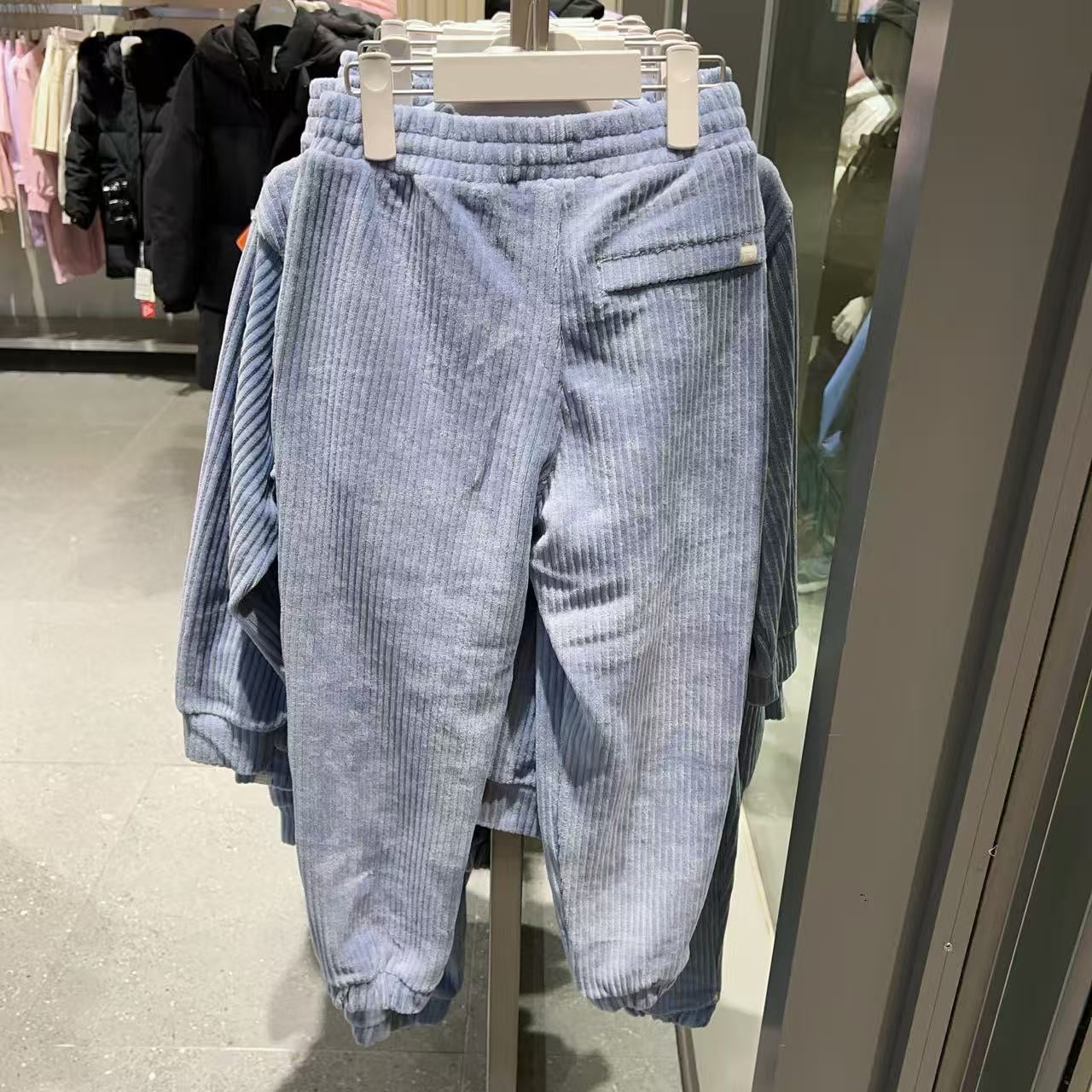 韓國 FILA Kids Velour Golji Top and Bottom Set【FA081】