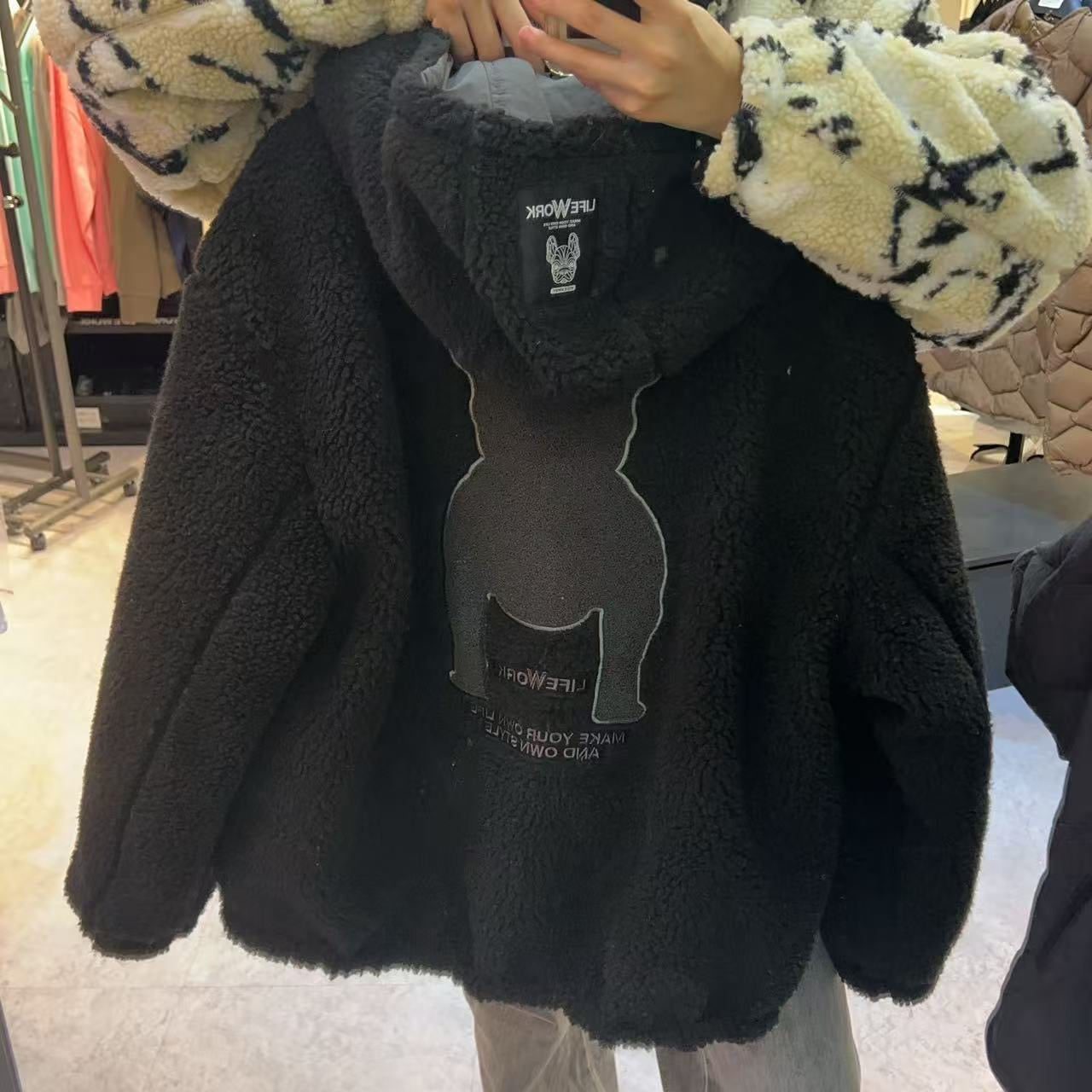 韓國 LifeWork New Bubbling Reversible Hooded Jumper【LW018】