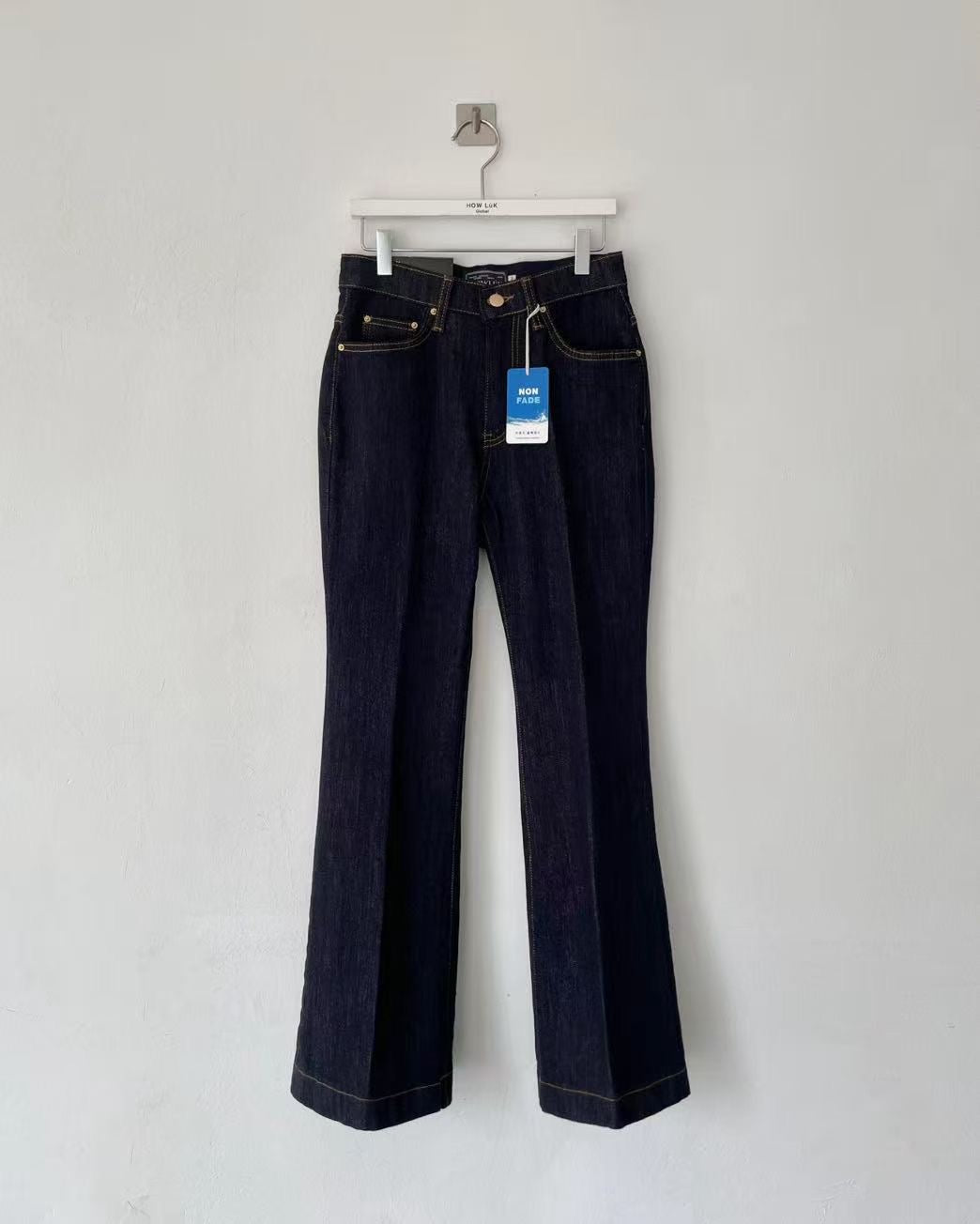 韓國 HowLuk 牛仔褲 刷薄毛 (冬季款)【H2510_1】