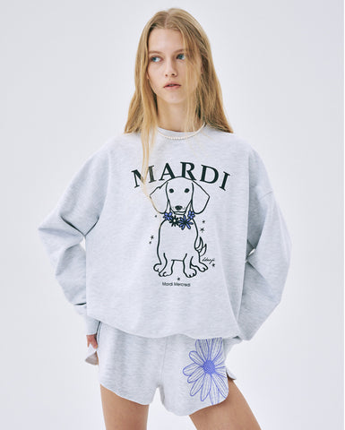 韓國 Mardi Mercredi SWEATSHIRT SWING THE TAIL DDANJI FLOWER NECKLACE【MM003】 - STT Mall HK 靚太網購