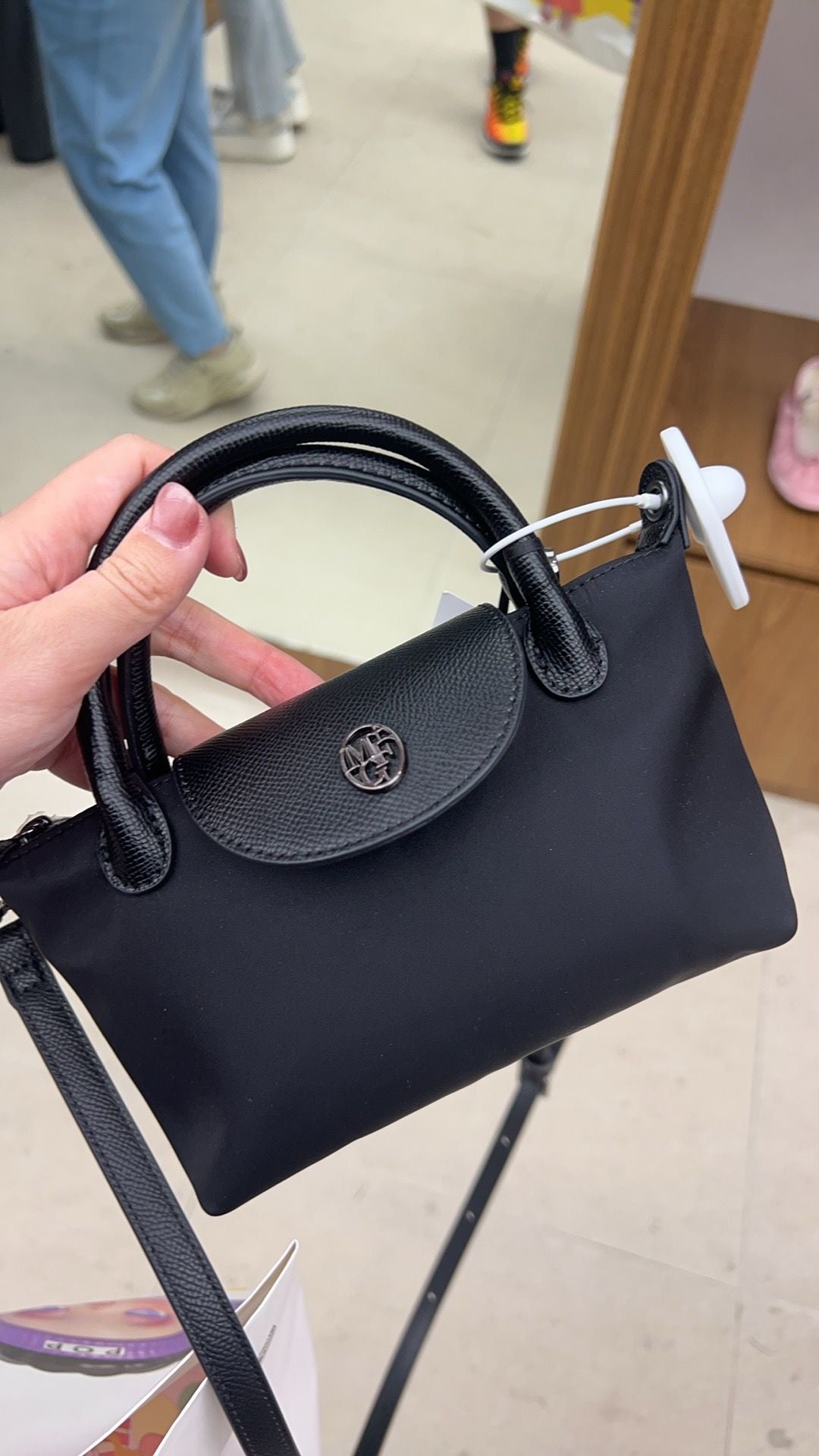 韓國Marithe Francois Girbaud CIRCLE LOGO MINI TOTE BAG