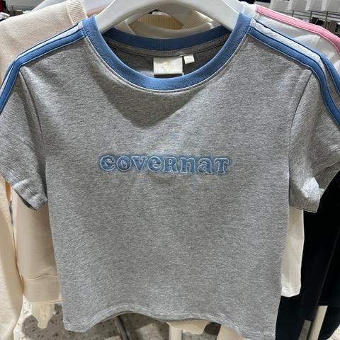 韓國 Covernat Cooper Logo Lining T-shirt【CO143】
