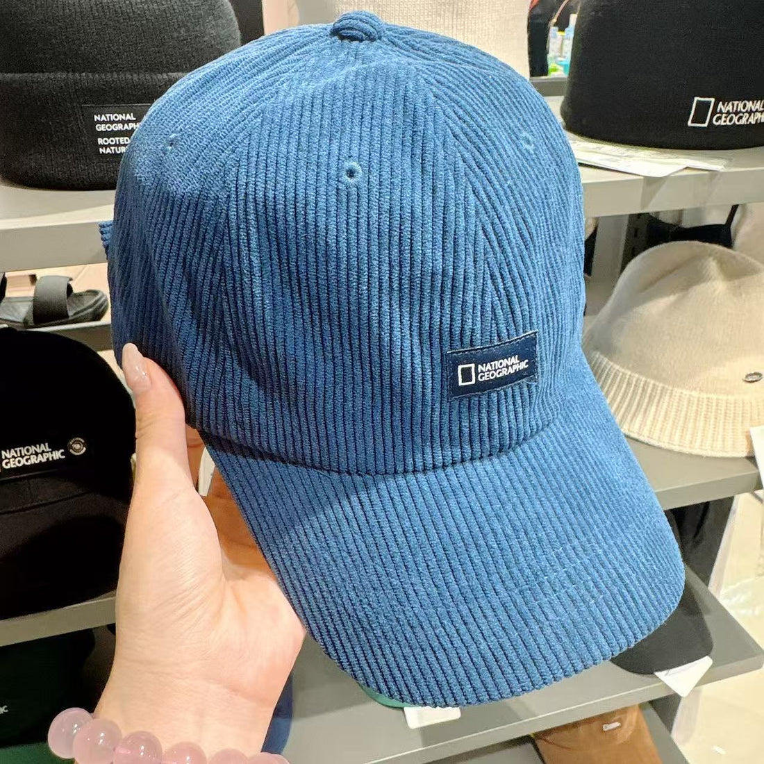 韓國 National Geographic Corduroy Ball Cap【NG015】