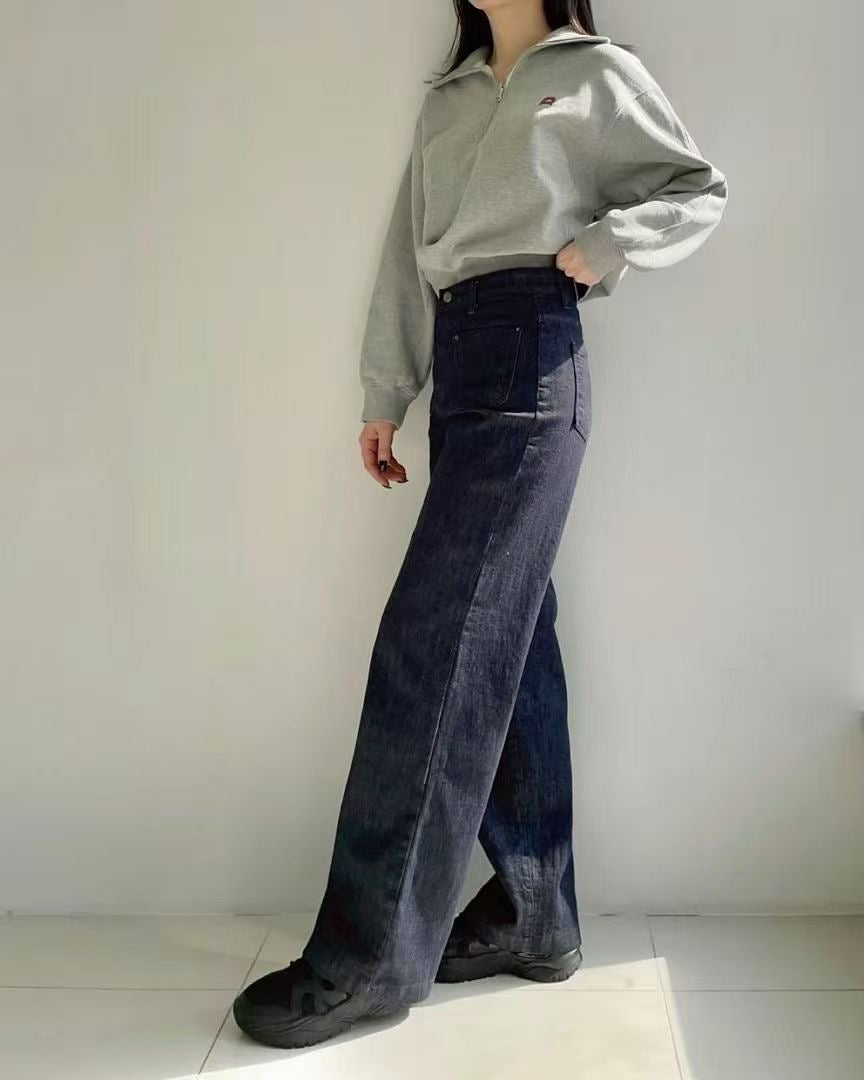 韓國 HowLuk 牛仔褲 刷薄毛  (冬季款)【H2556】