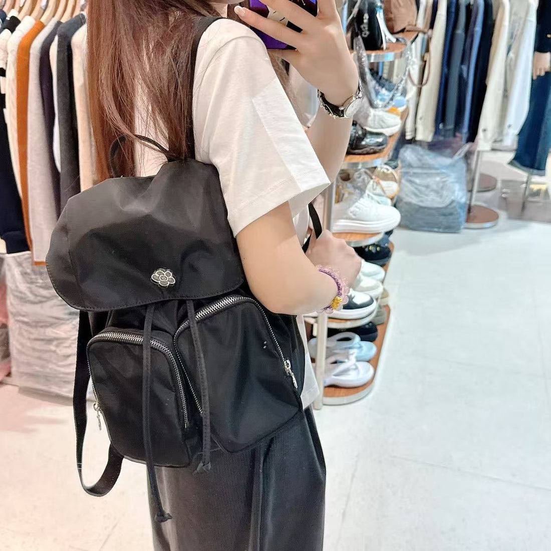 韓國 Wacky Willy Lily Cargo Backpack Large【WW060】